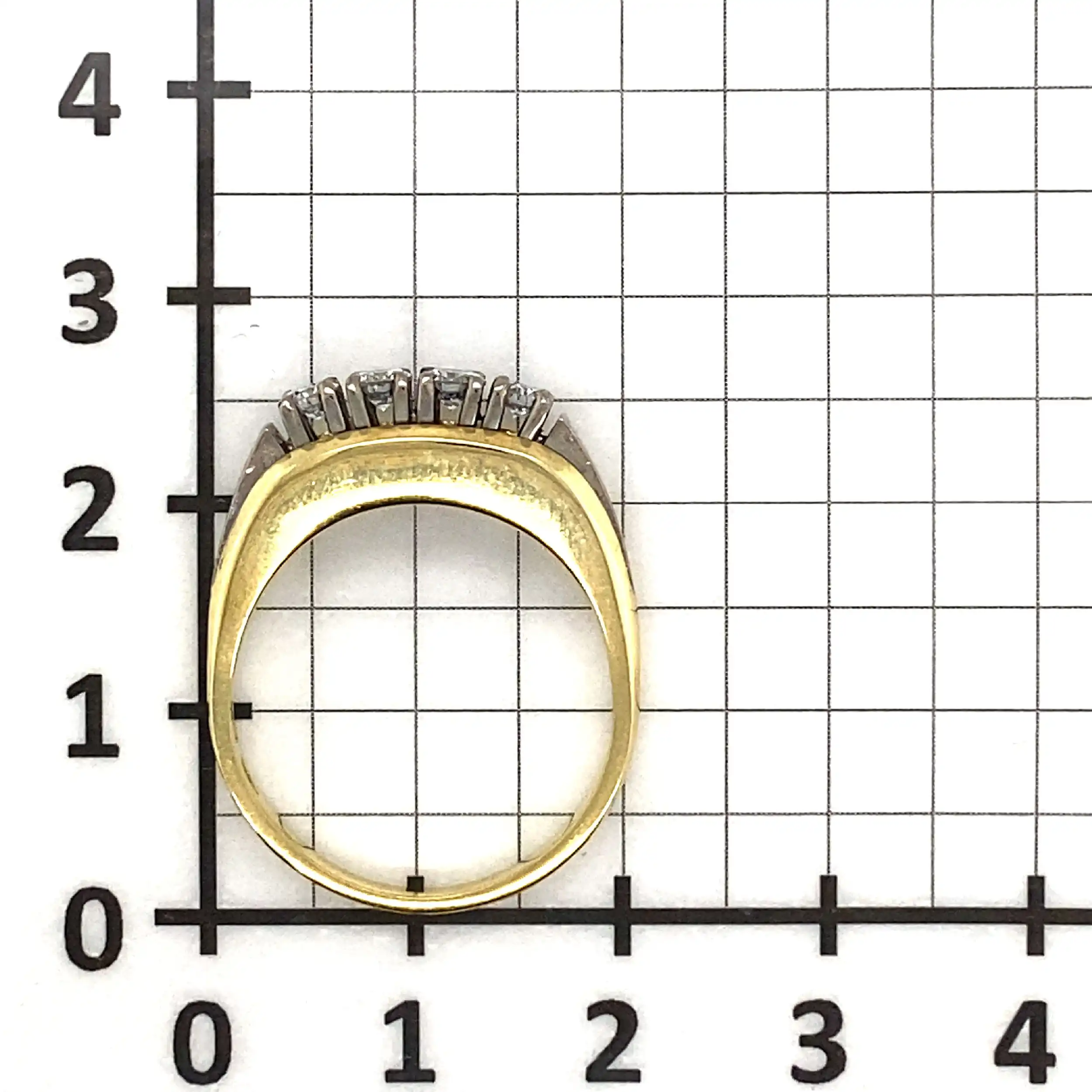 Ring Bicolor mit Brillanten Ring Bicolor mit Brillanten