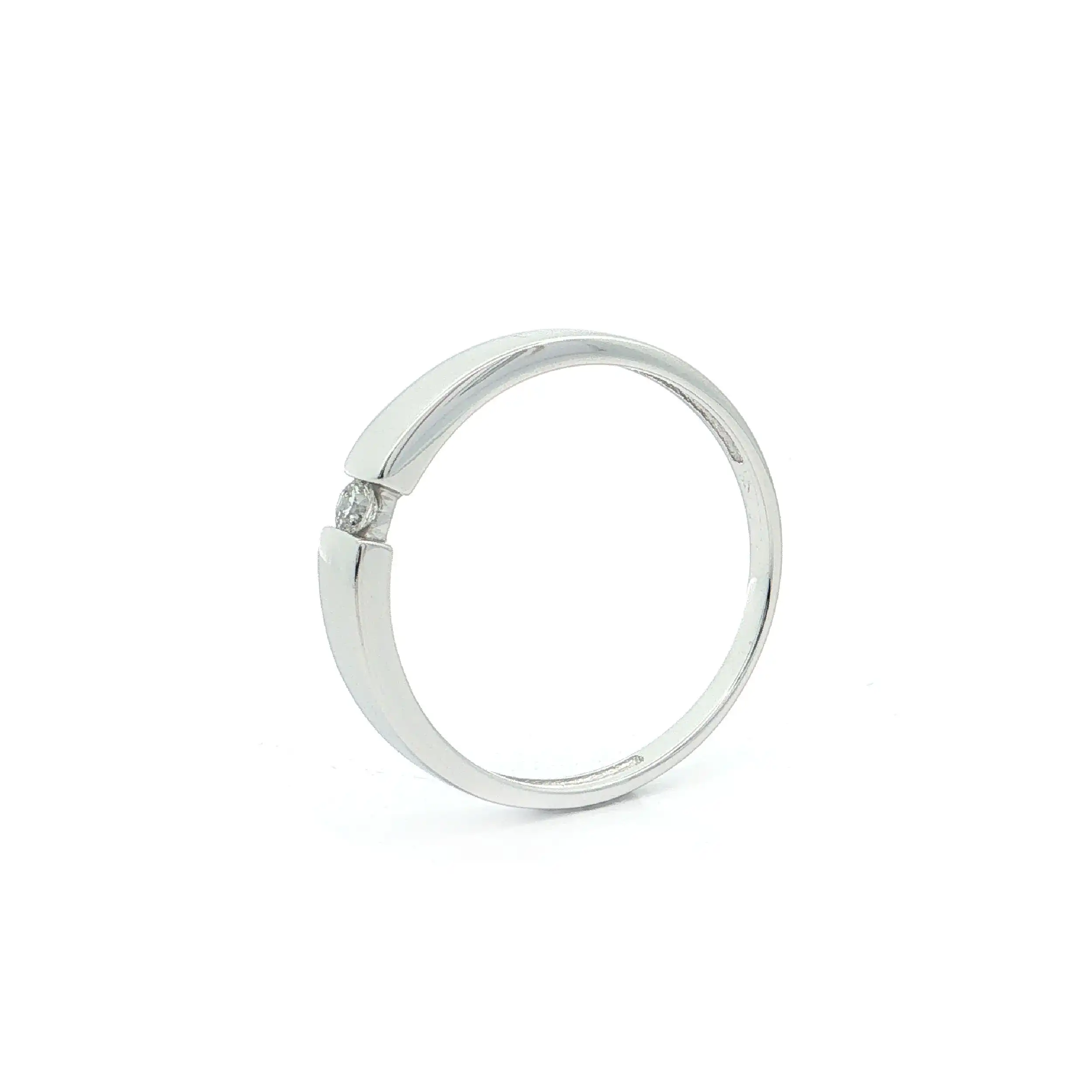 Solitärring Weißgold mit Brillant Solitärring Weißgold mit Brillant
