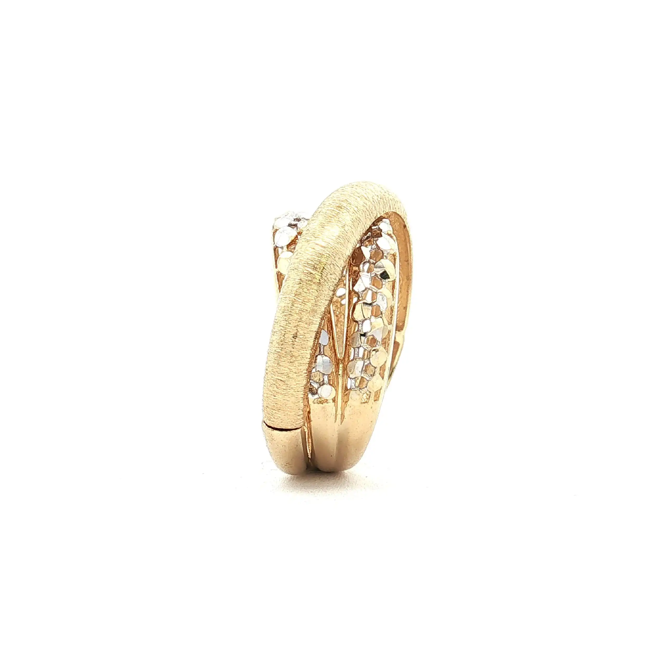 Ring Gelbgold verschlungen