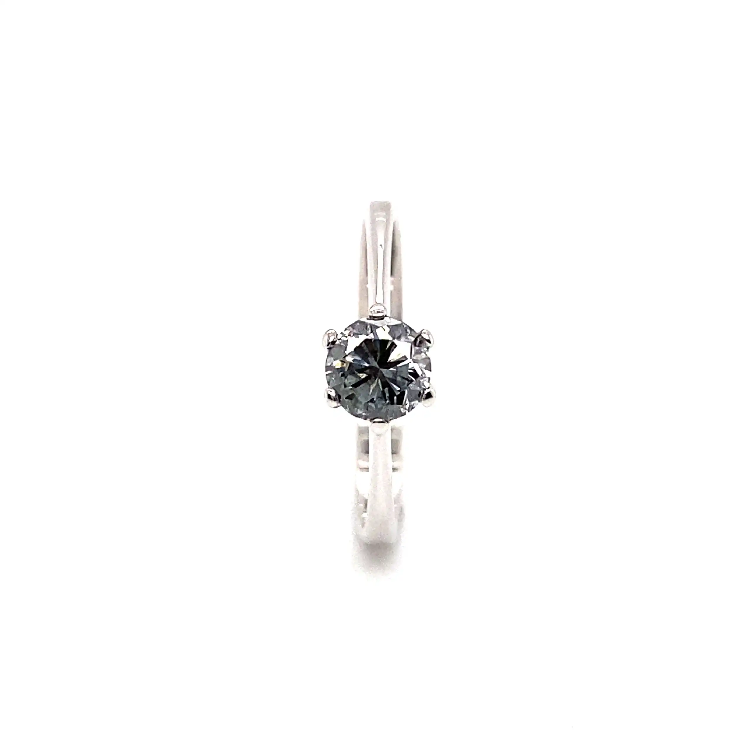 Ring Weißgold mit Solitär Brillant Ring Weißgold mit Solitär Brillant