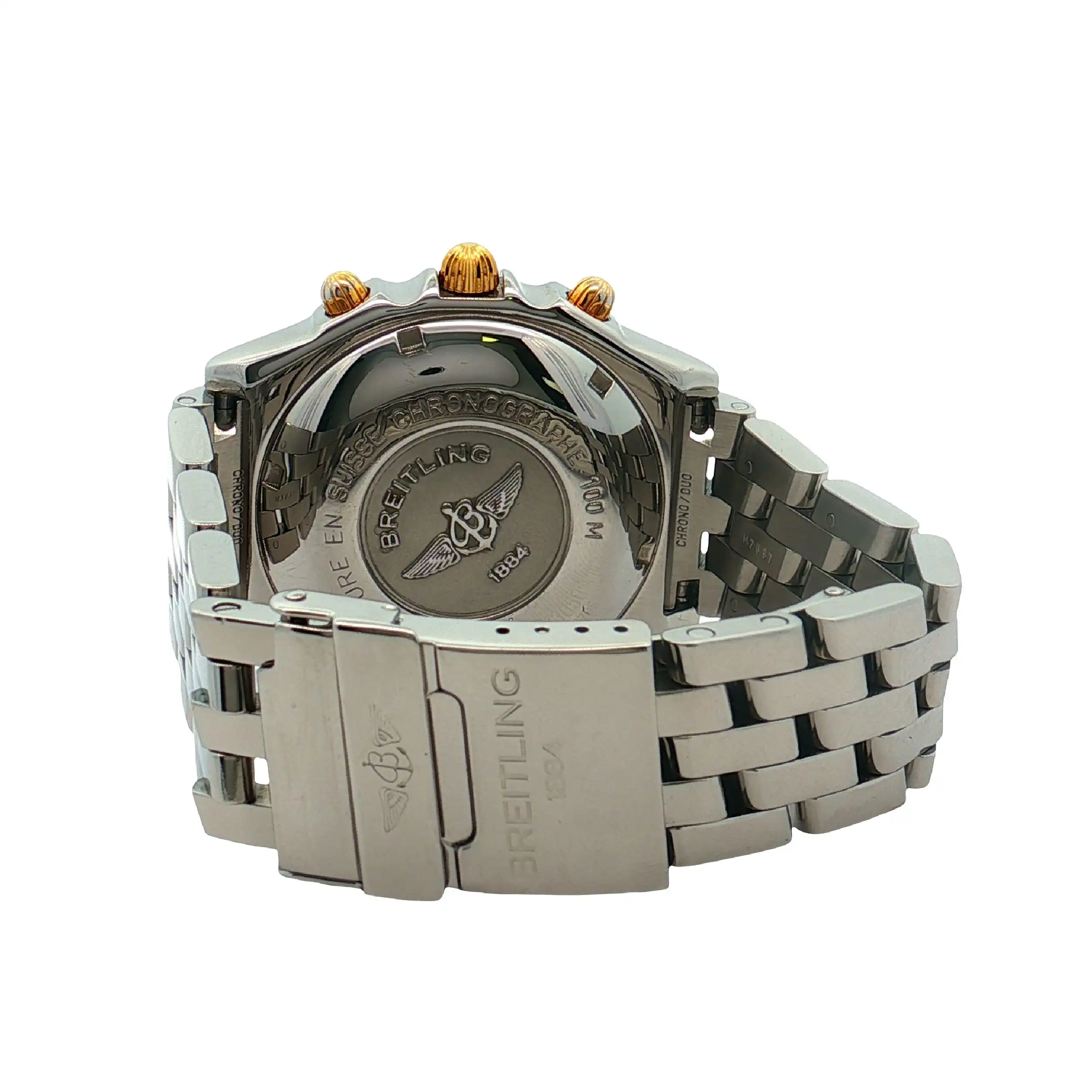 Herrenuhr Breitling Chronomat grünes Ziffernblatt Herrenuhr Breitling Chronomat grünes Ziffernblatt