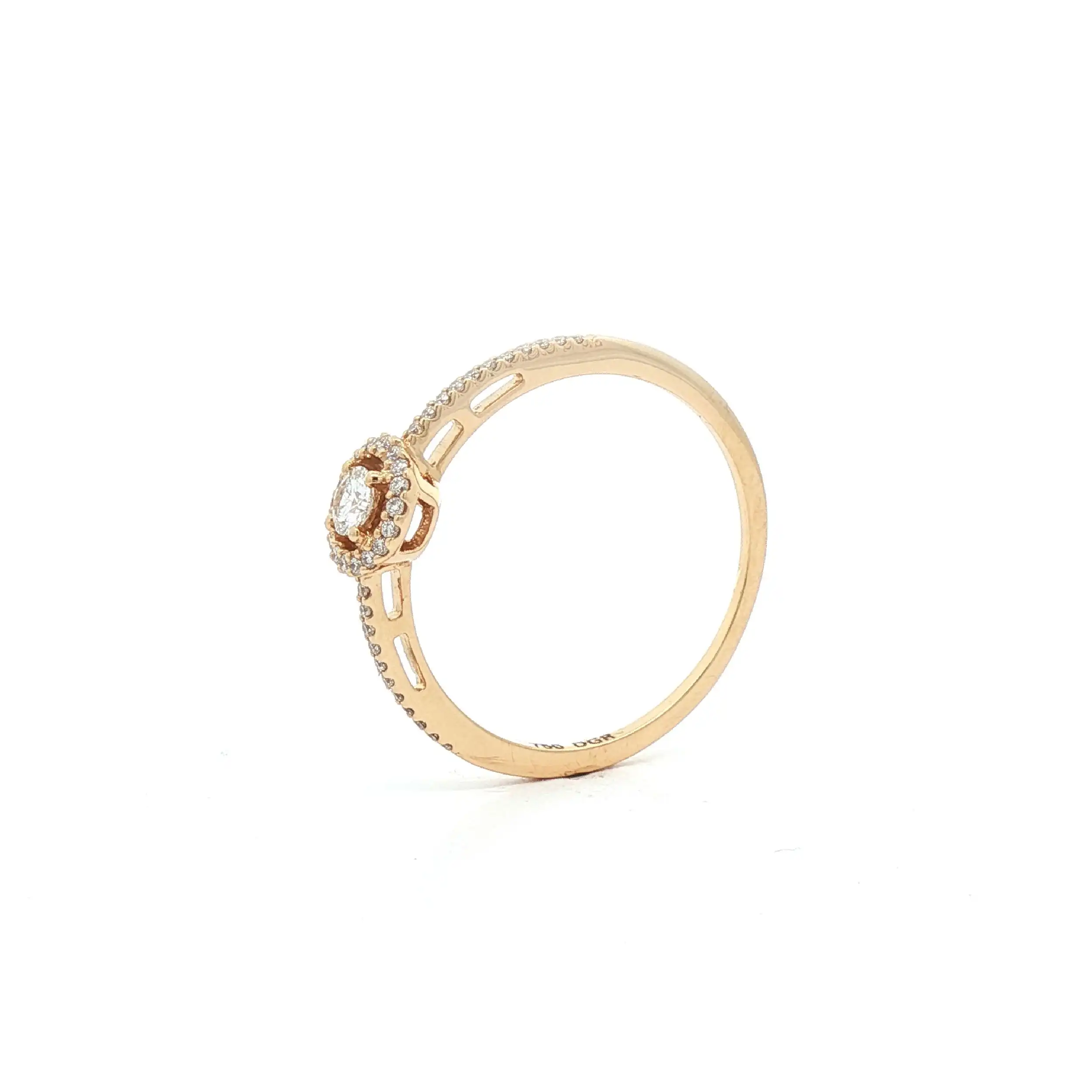 Ring Gelbgold mit Brillanten