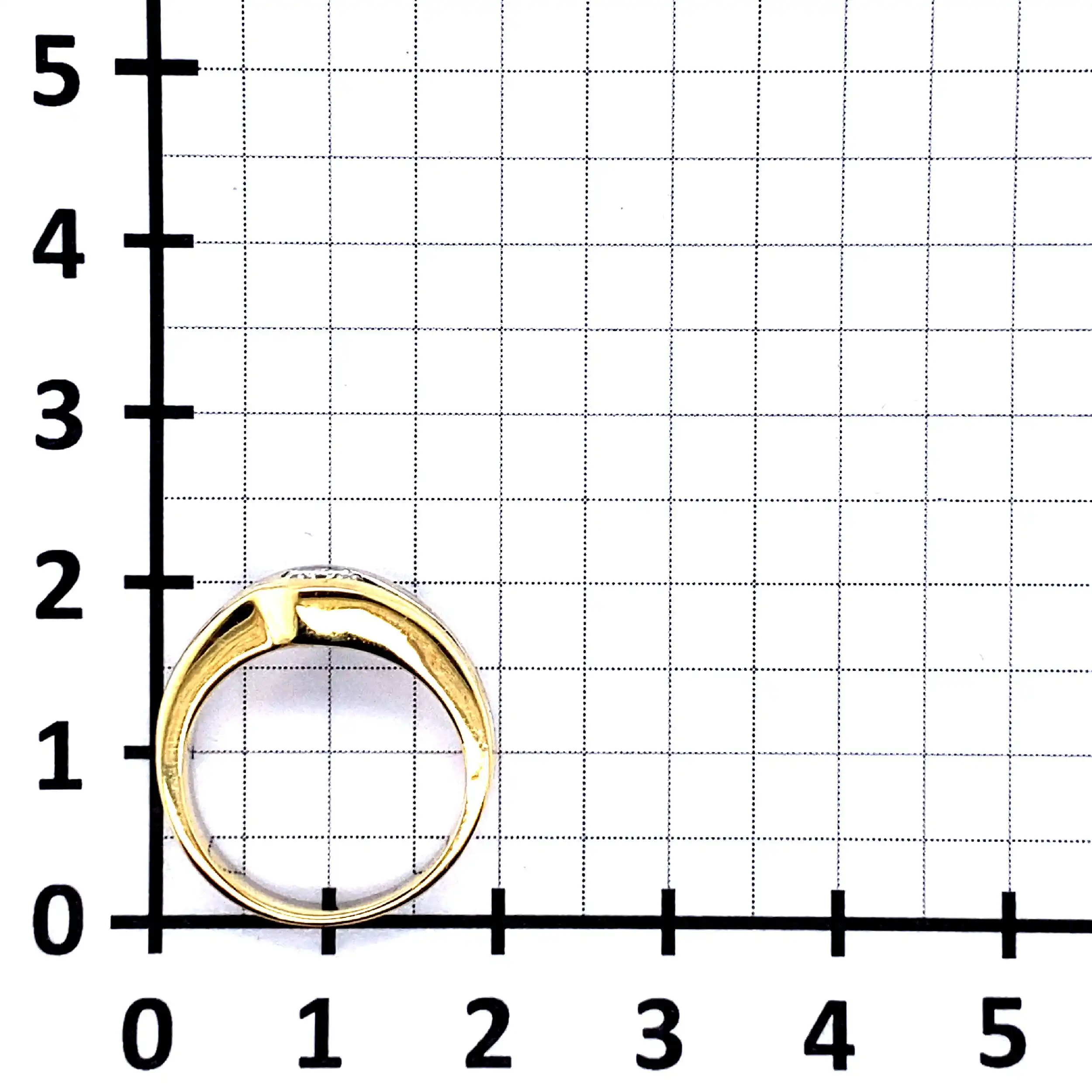 Ring Bicolor mit Brillant Ring Bicolor mit Brillant