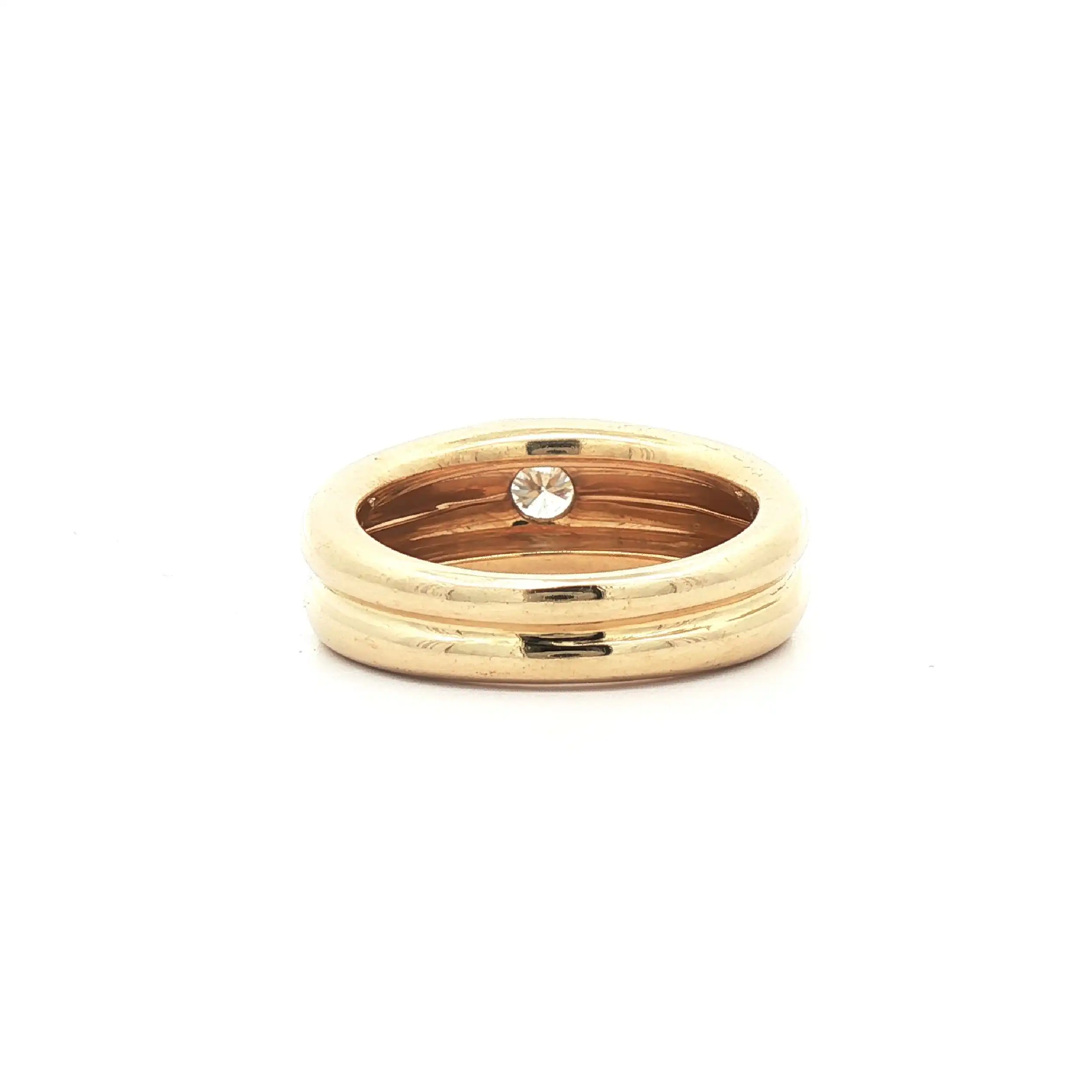 Ring Gelbgold mit Brillant