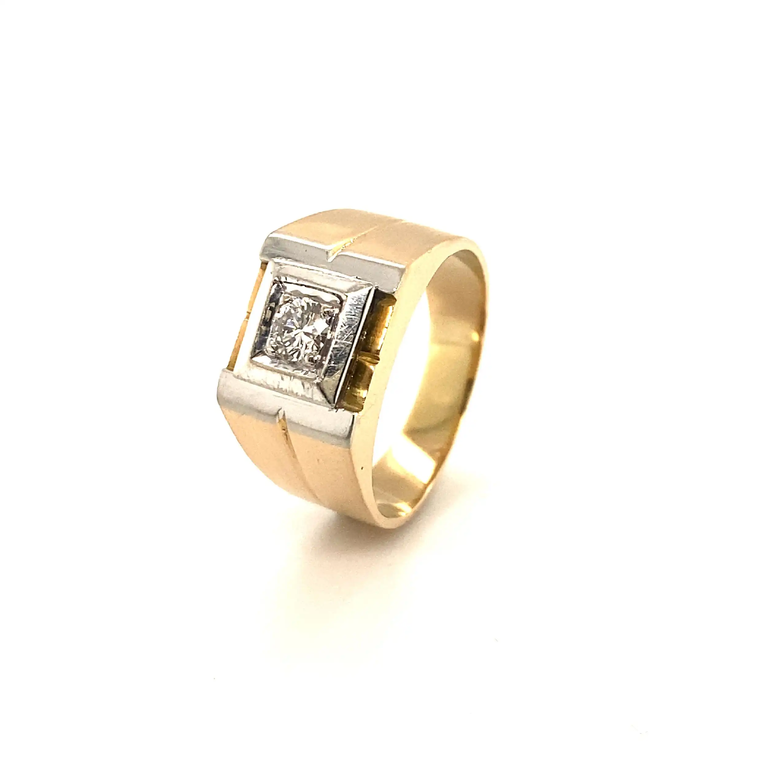 Ring Roségold/Weißgold Brillant Solitär Ring Roségold/Weißgold Brillant Solitär