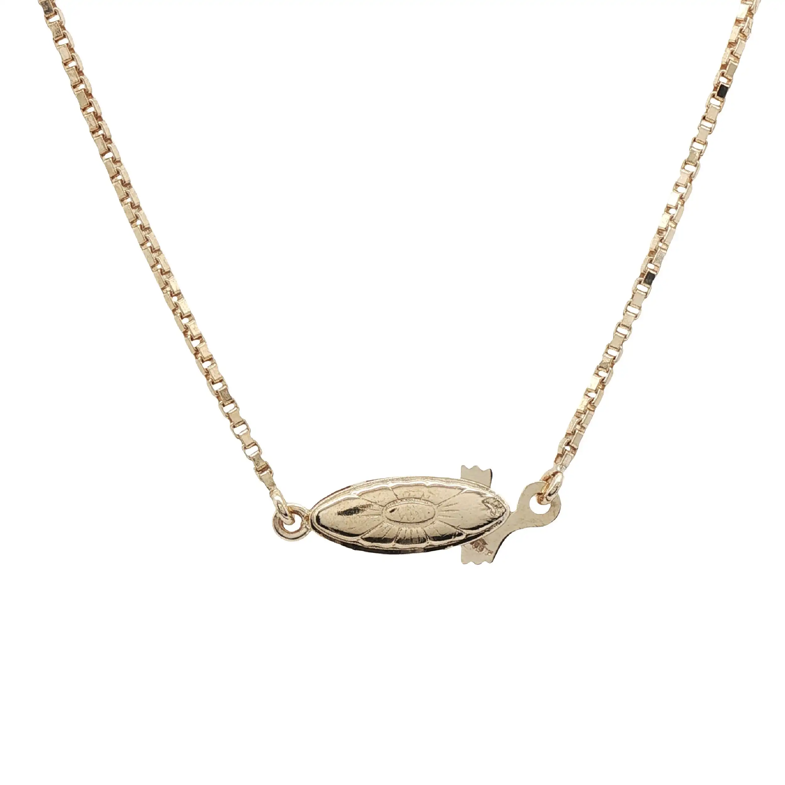 Collier Gelbgold mit Granat Collier Gelbgold mit Granat