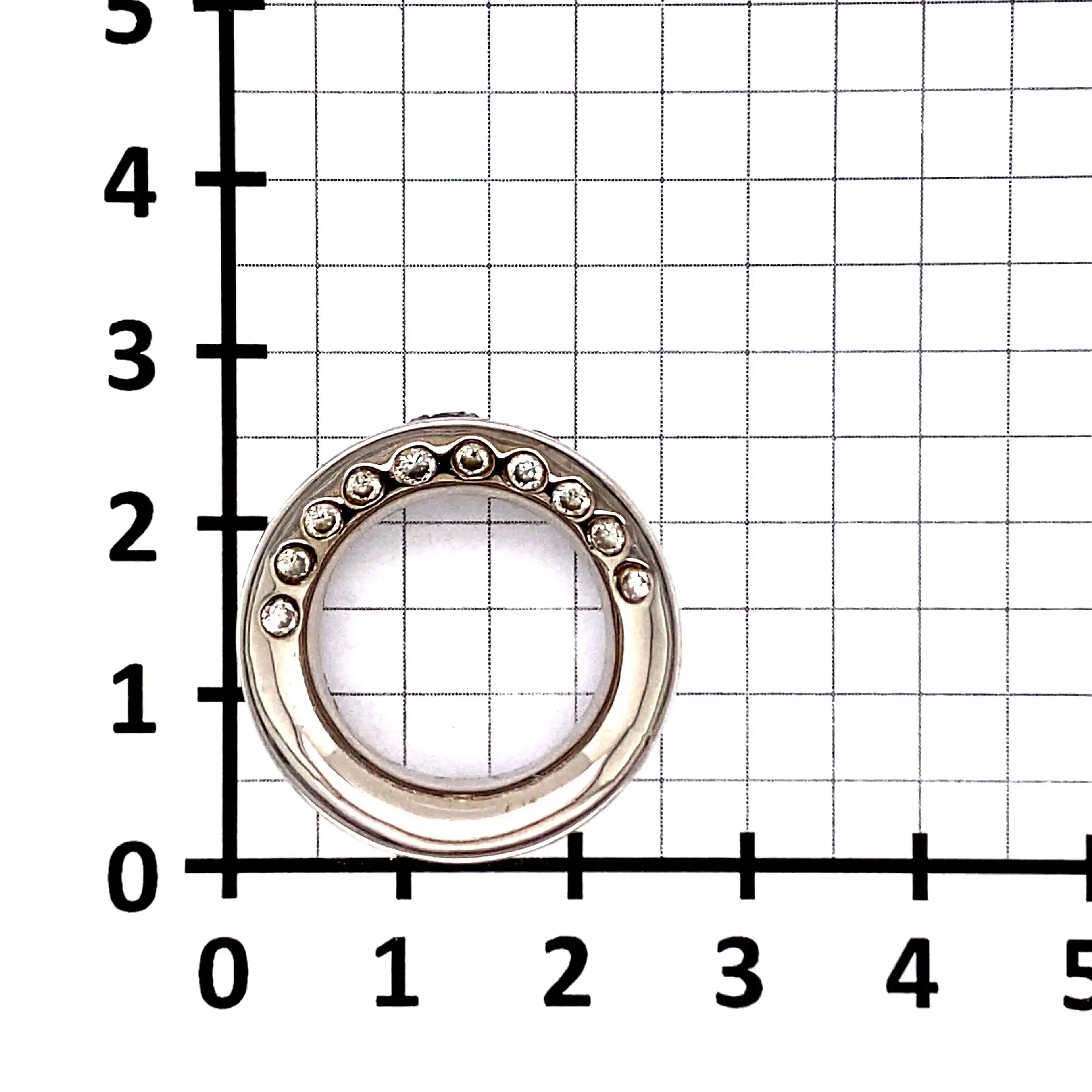 Ring Weißgold massiv mit Rubinen & Brillanten