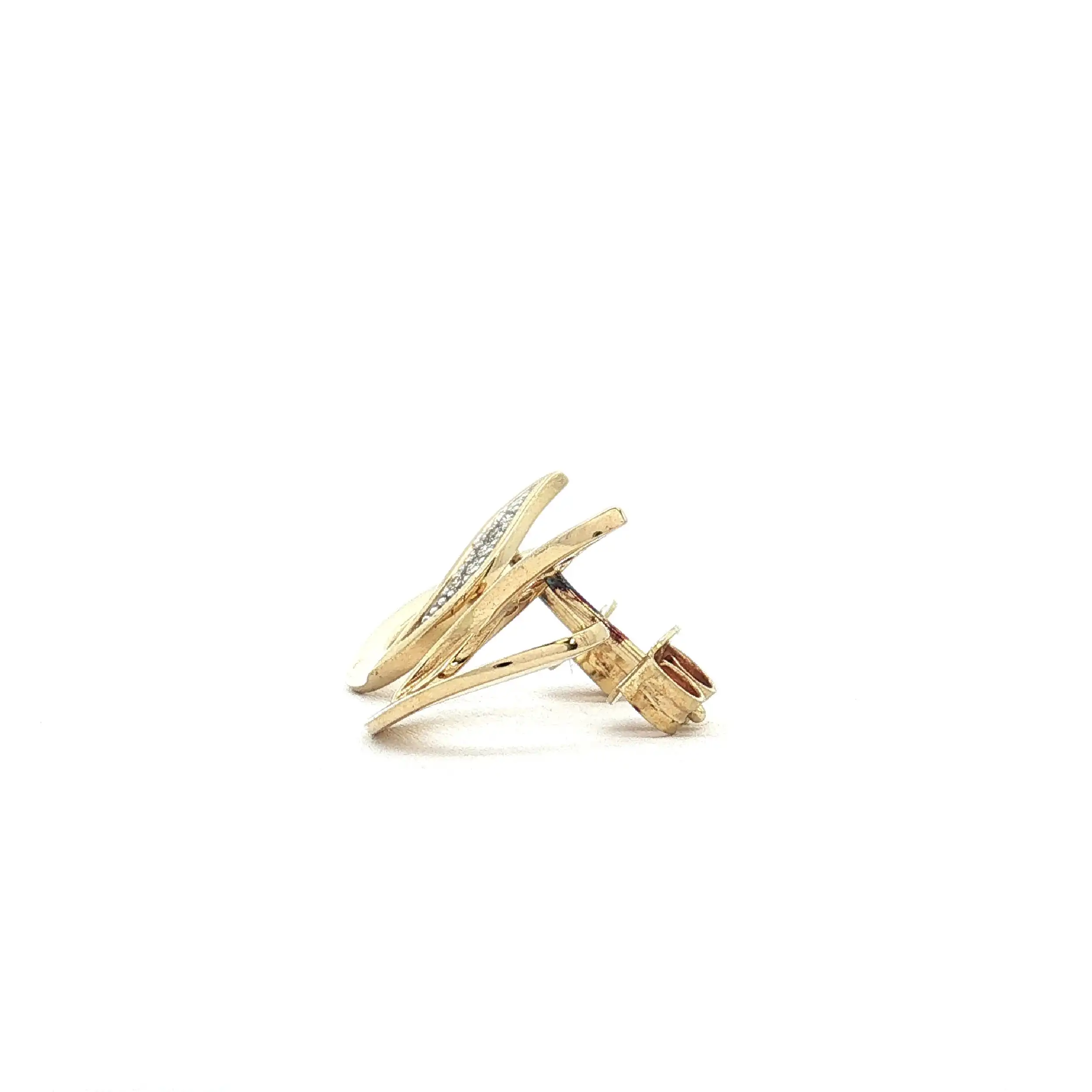 Ohrringe Gelbgold mit Diamanten Ohrringe Gelbgold mit Diamanten