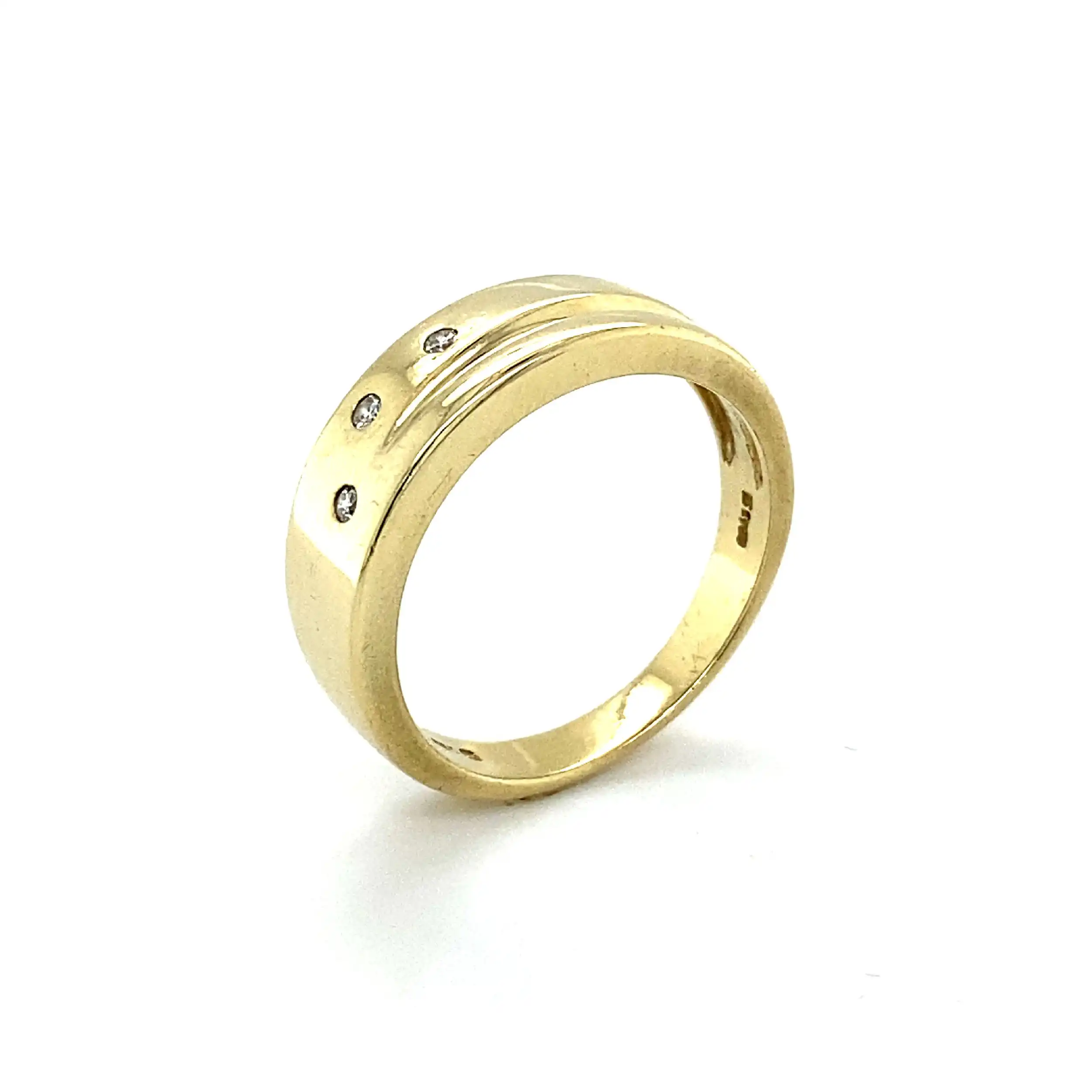 Ring Gelbgold mit Brillanten Ring Gelbgold mit Brillanten