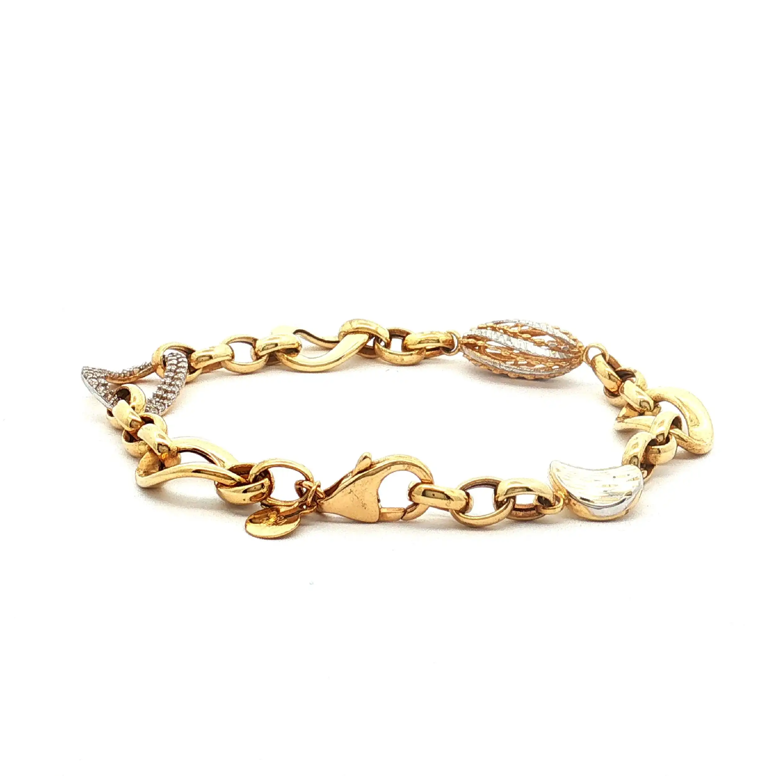 Armband Bicolor mit Zirkonia