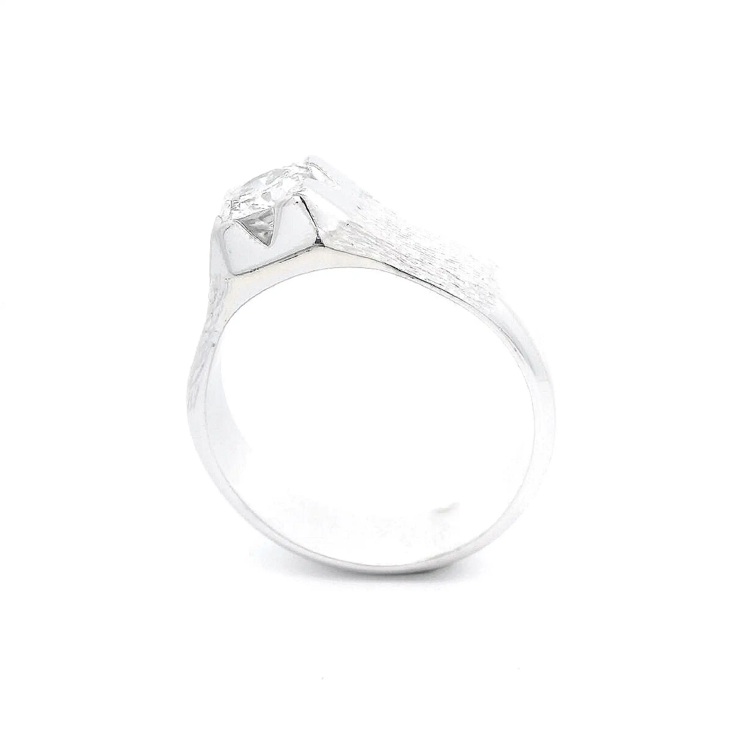 Solitärring Weißgold mit Brillant Solitärring Weißgold mit Brillant