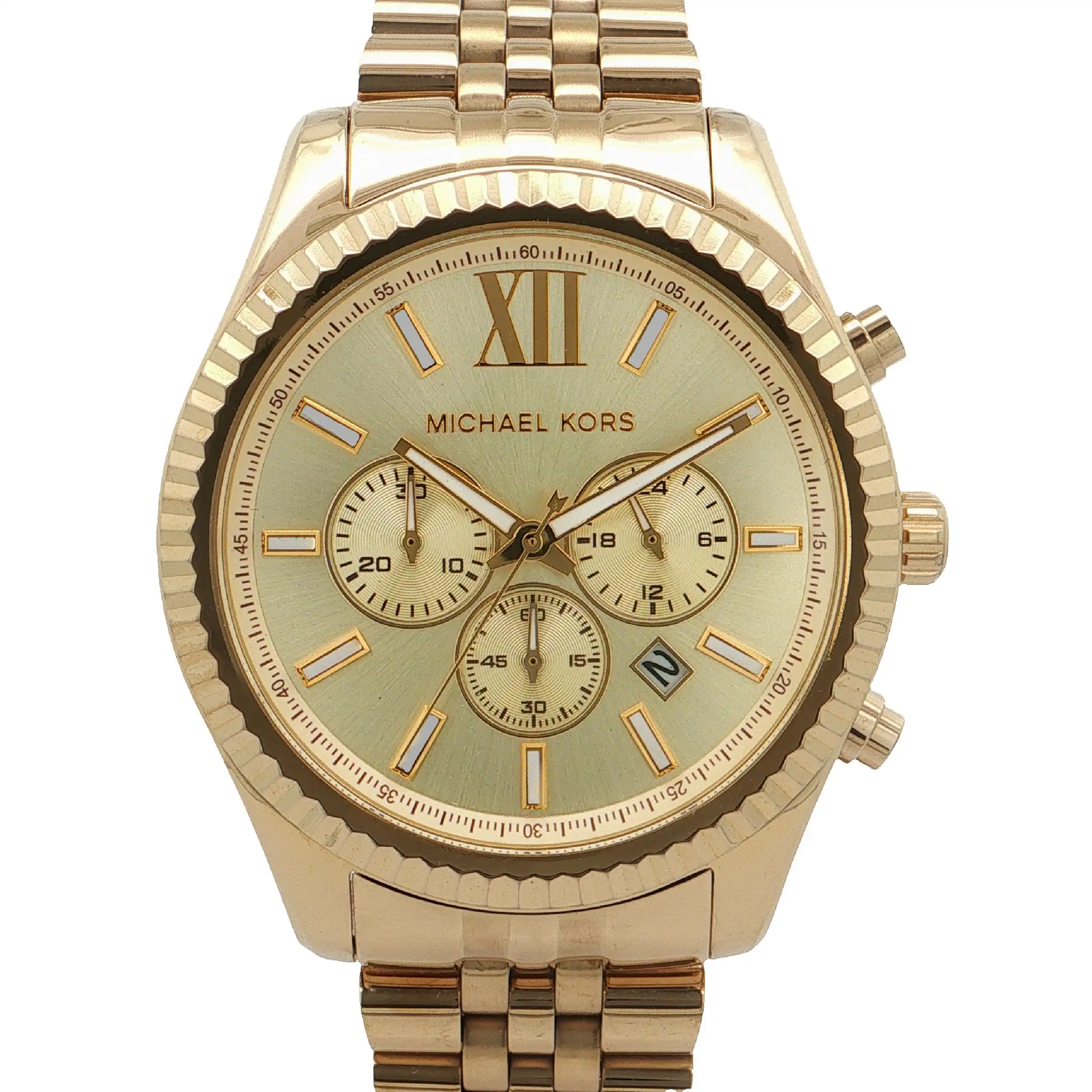 Herrenuhr Michael Kors vergoldet - MK8281