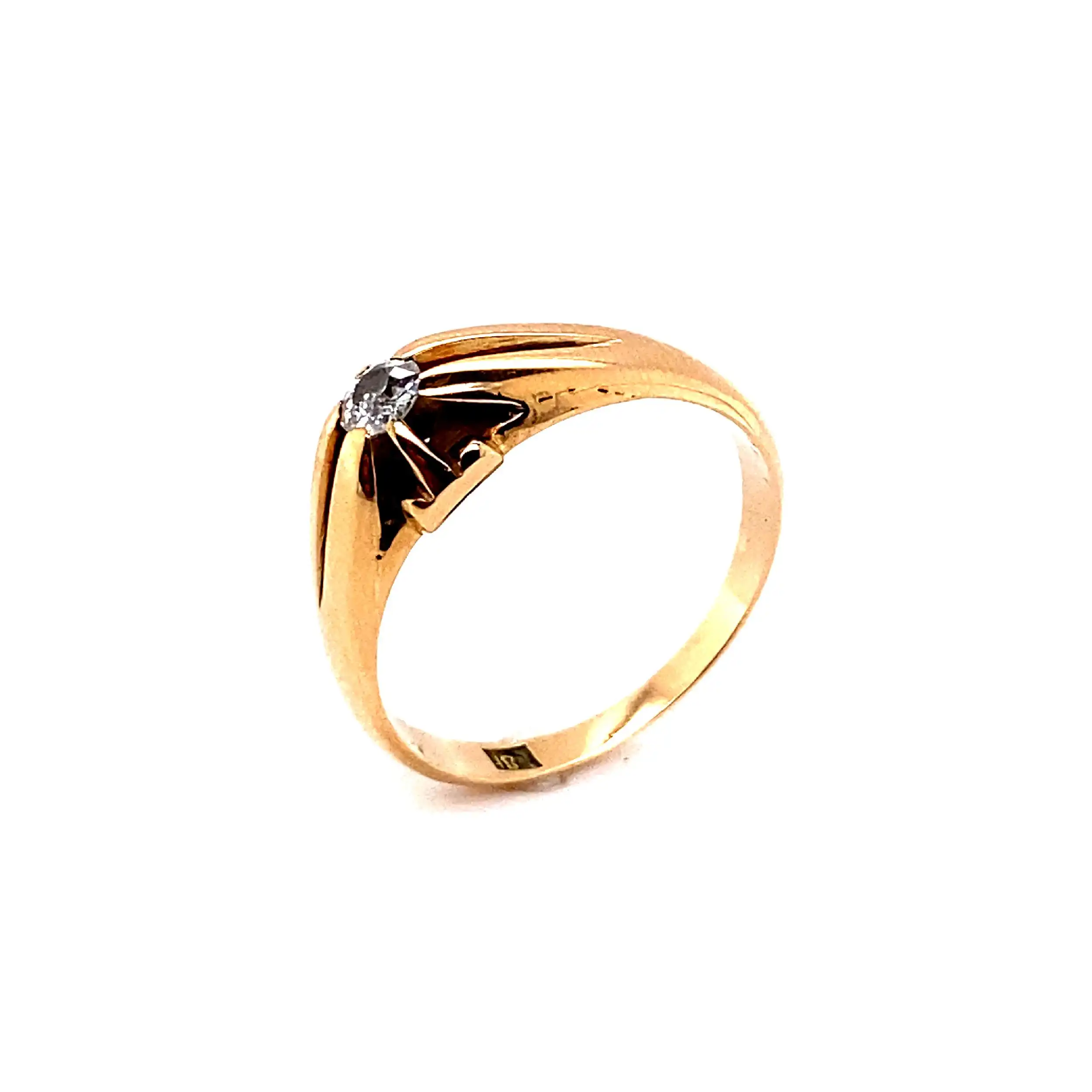 Ring Rosegold mit Altschliff Brillant Ring Rosegold mit Altschliff Brillant