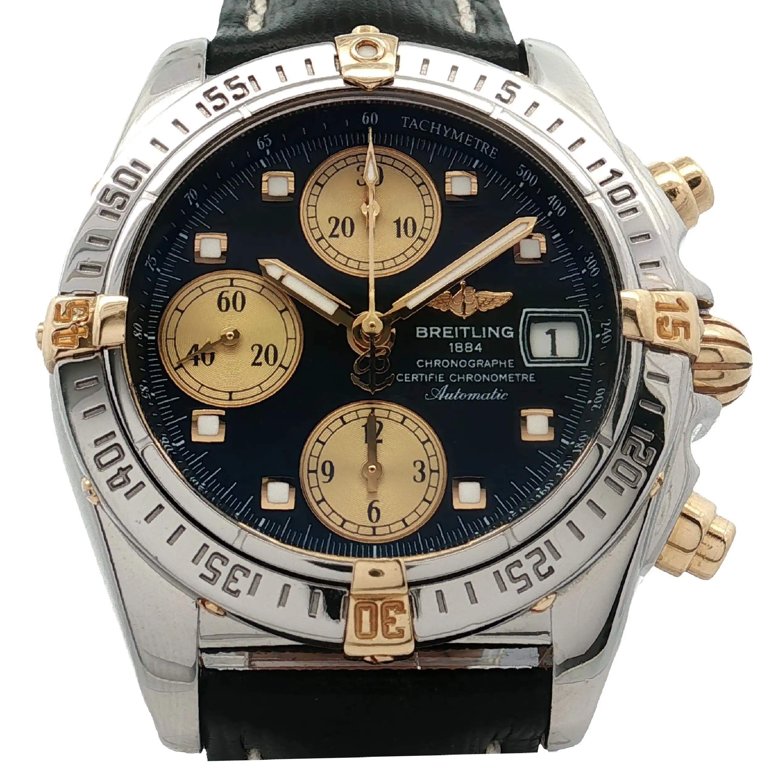 Herrenuhr Breitling Chrono Cockpit Full Set