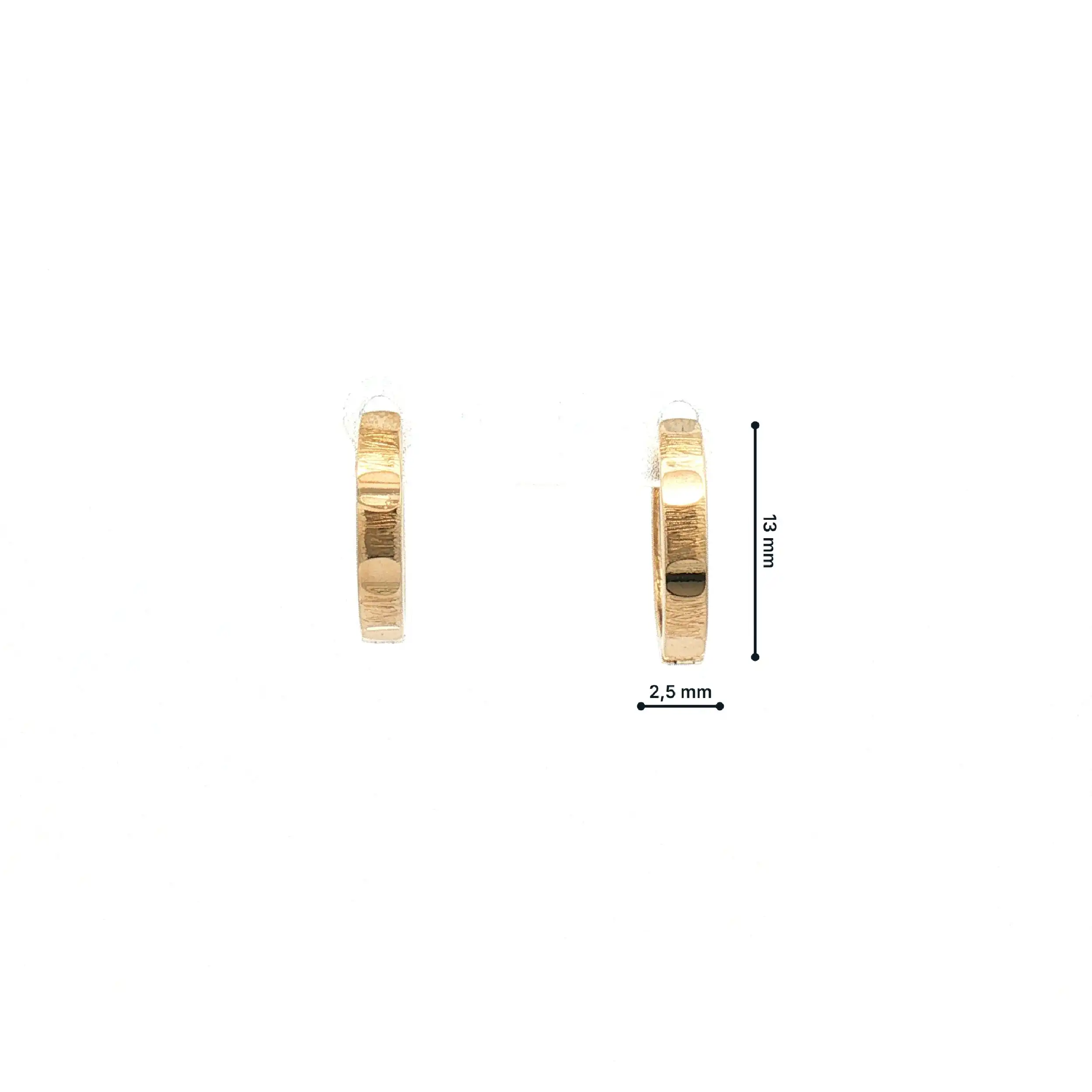 Creolen Gelbgold