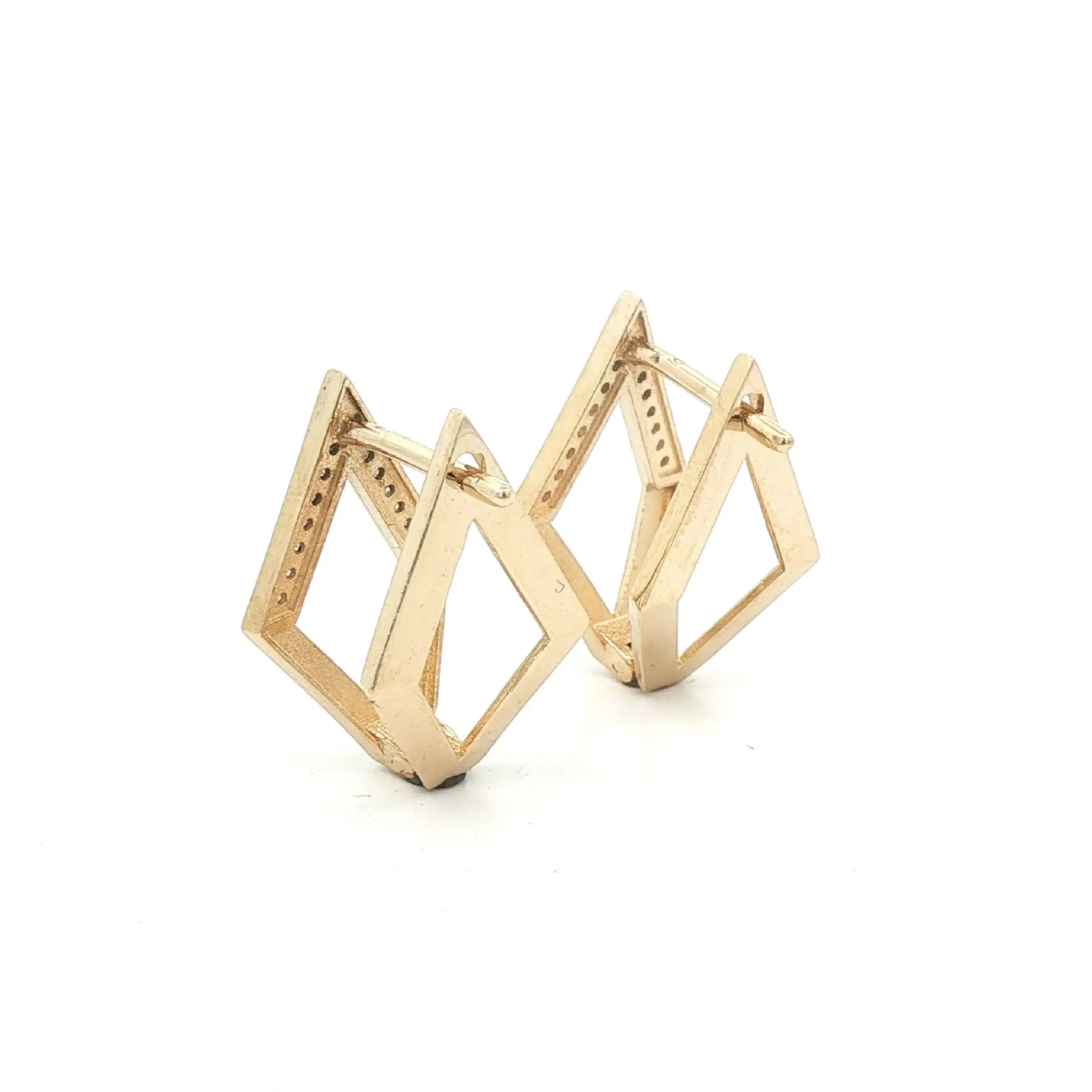 Ohrstecker Gelbgold mit Zirkonia