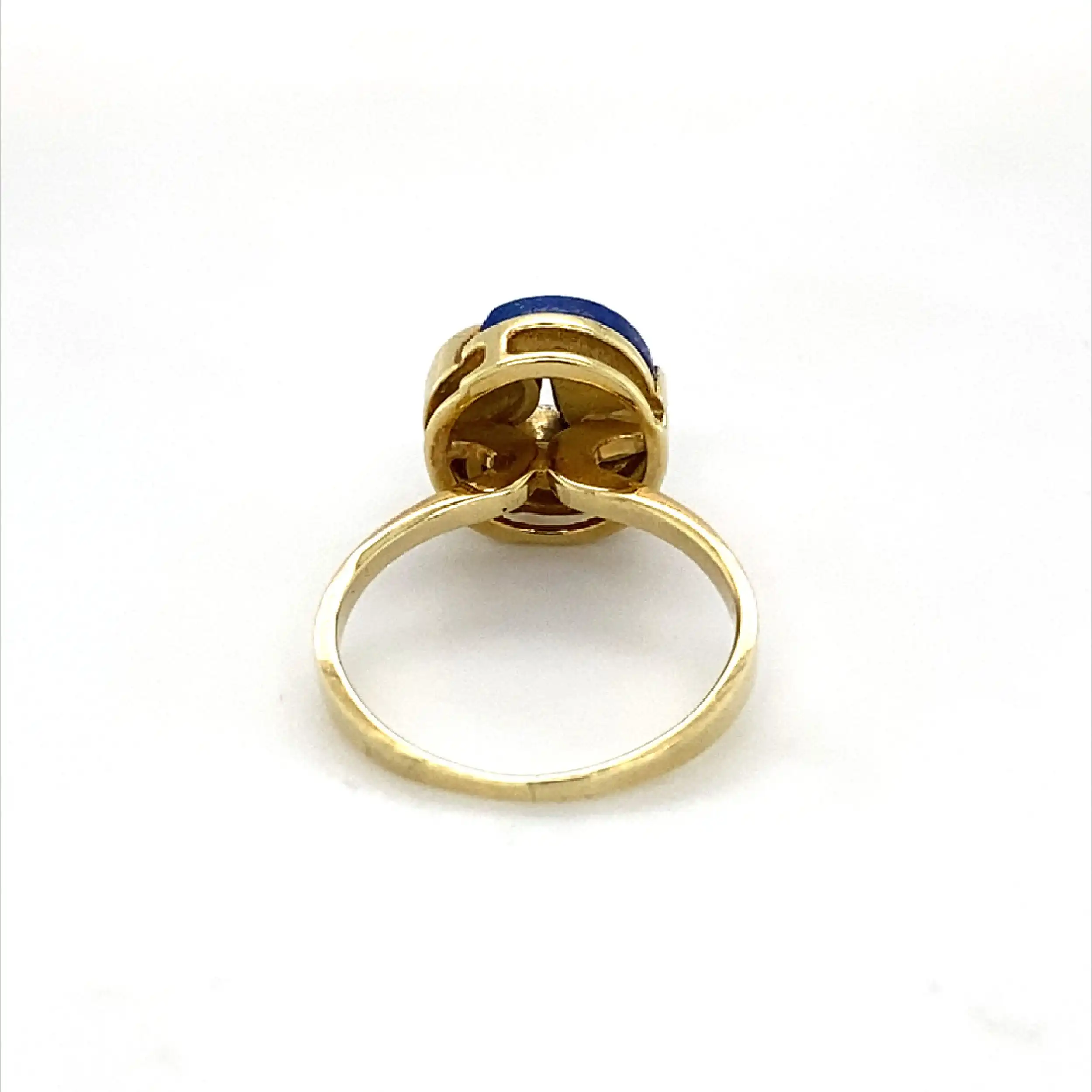 Ring Gelbgold mit Lapislazuli und Diamanten Ring Gelbgold mit Lapislazuli und Diamanten