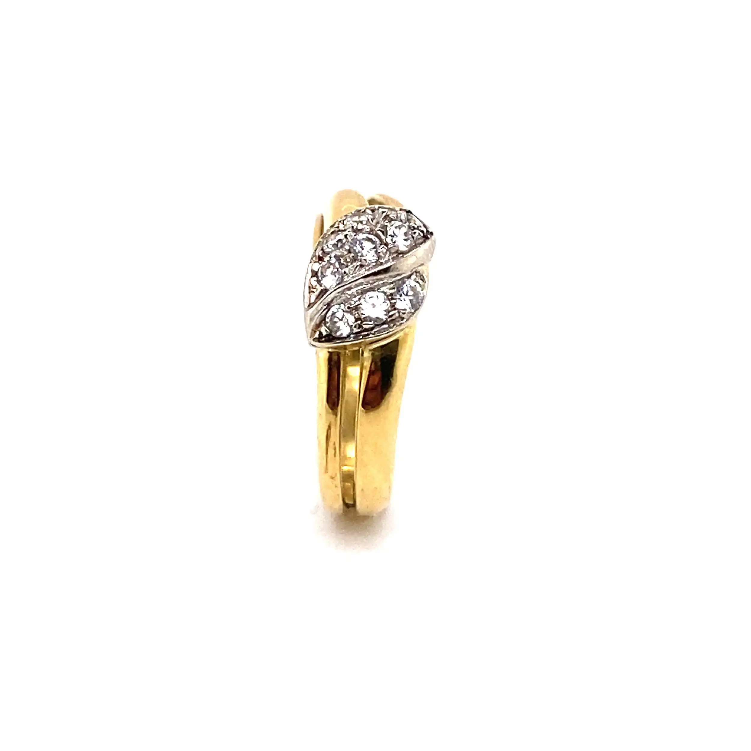 Ring Gelbgold mit Zirkonia