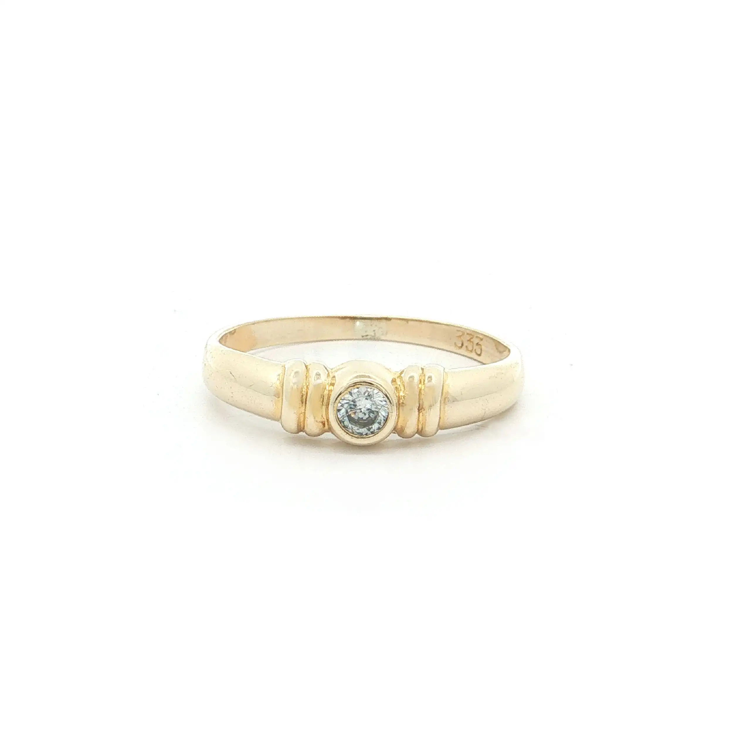 Ring Gelbgold mit Zirkonia Ring Gelbgold mit Zirkonia
