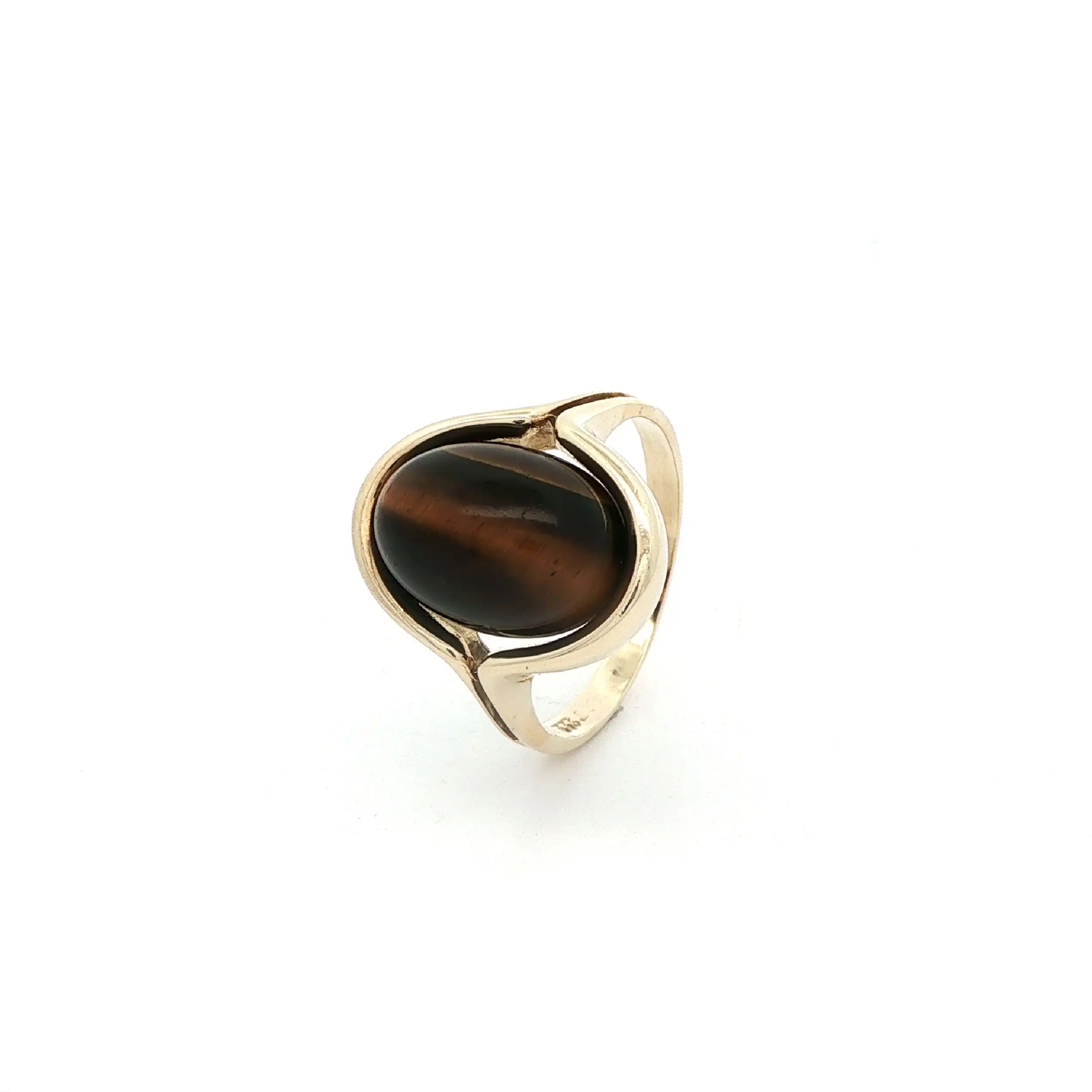 Ring Gelbgold mit Tigerauge Ring Gelbgold mit Tigerauge