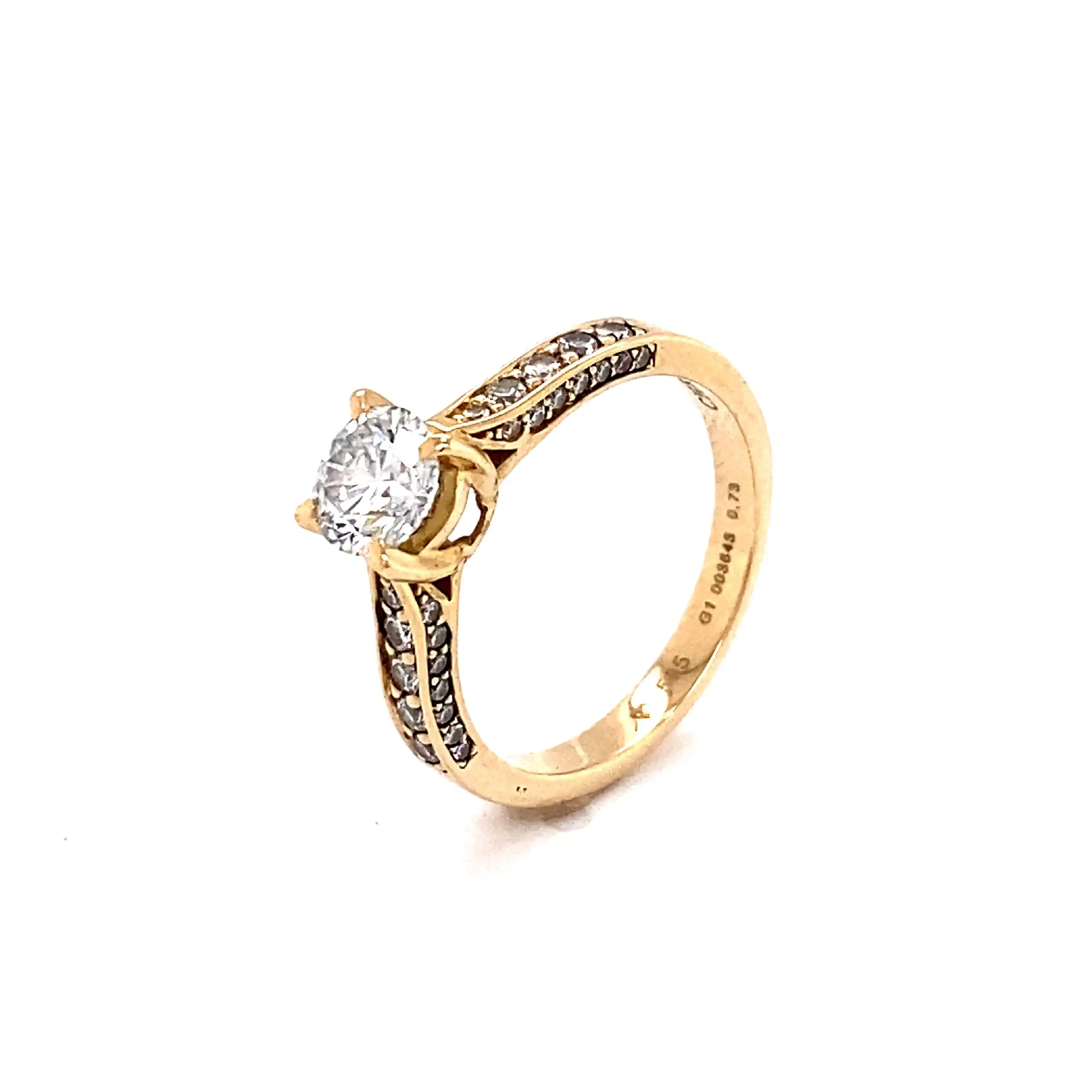 Ring Gelbgold Christ mit Brillanten Ring Gelbgold Christ mit Brillanten