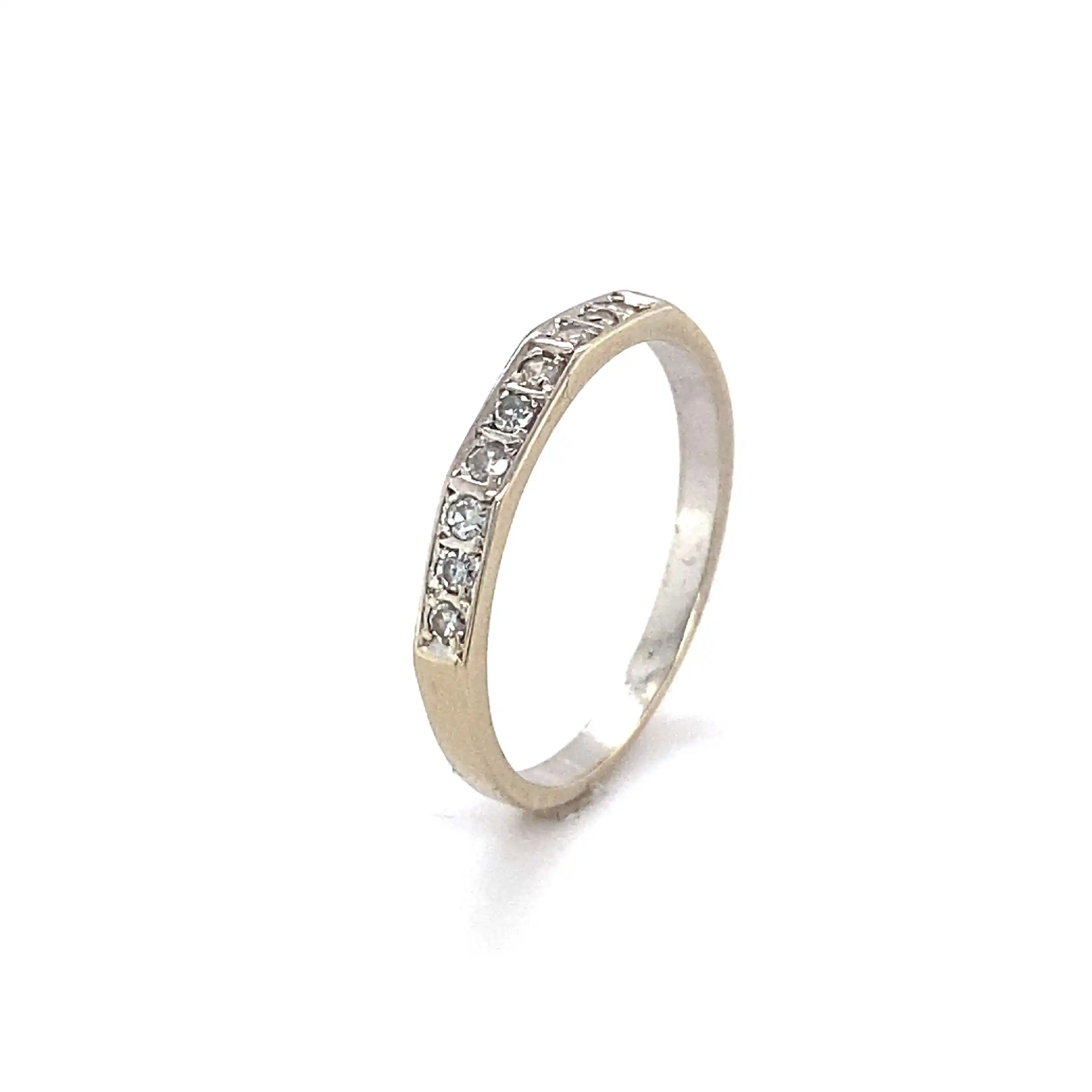 Ring Weißgold mit Diamanten Ring Weißgold mit Diamanten