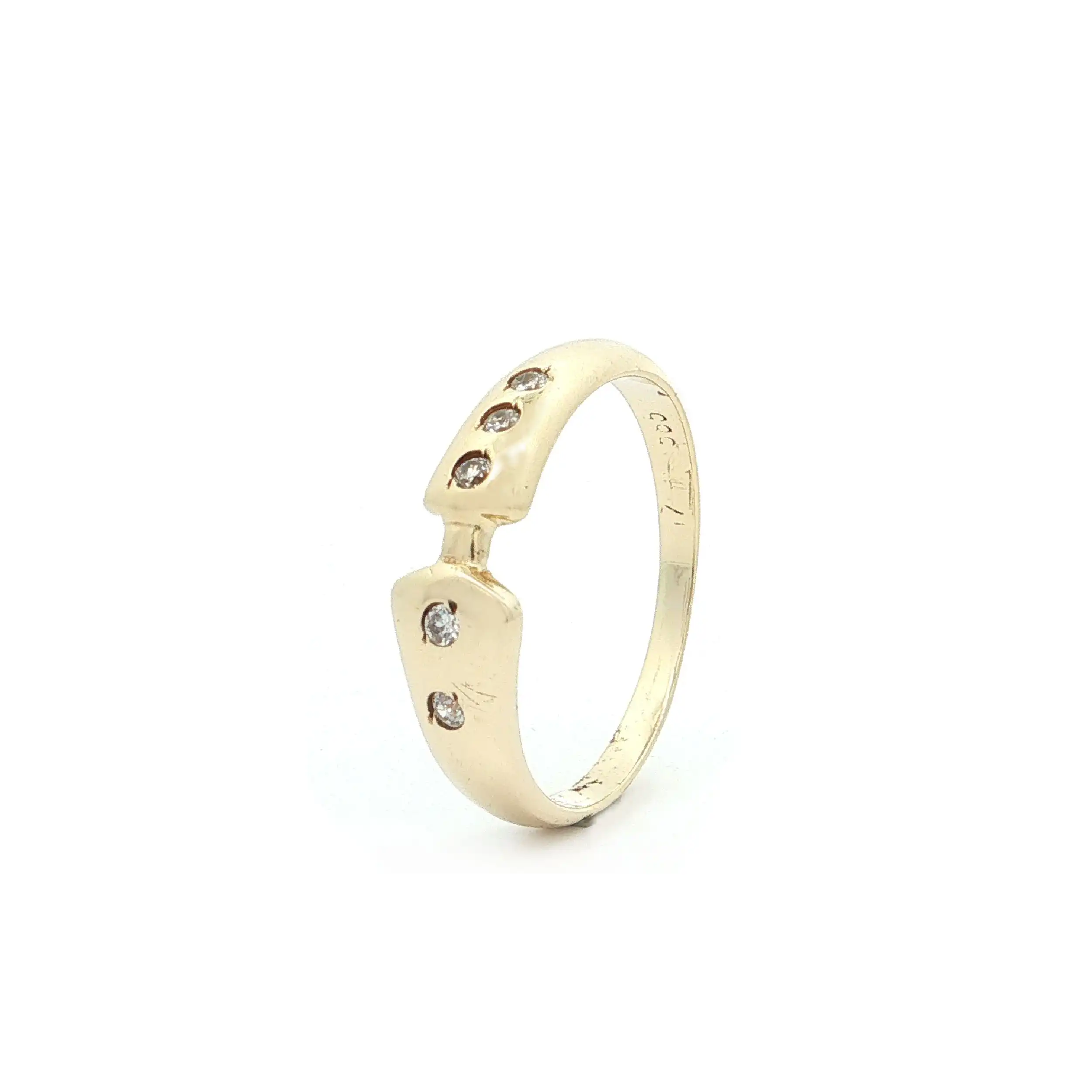 Ring Gelbgold mit Zirkonia Ring Gelbgold mit Zirkonia
