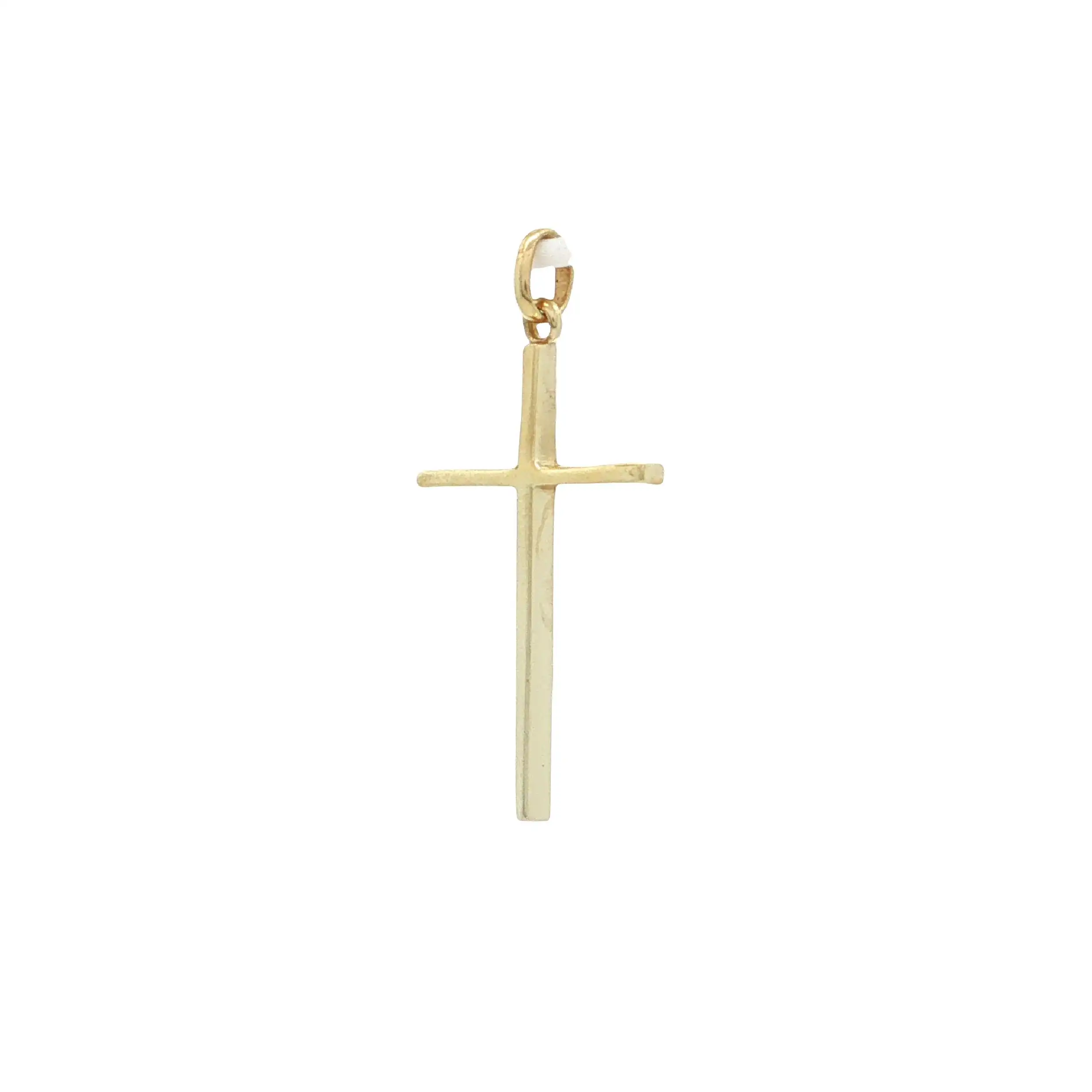Kreuzanhänger Gelbgold