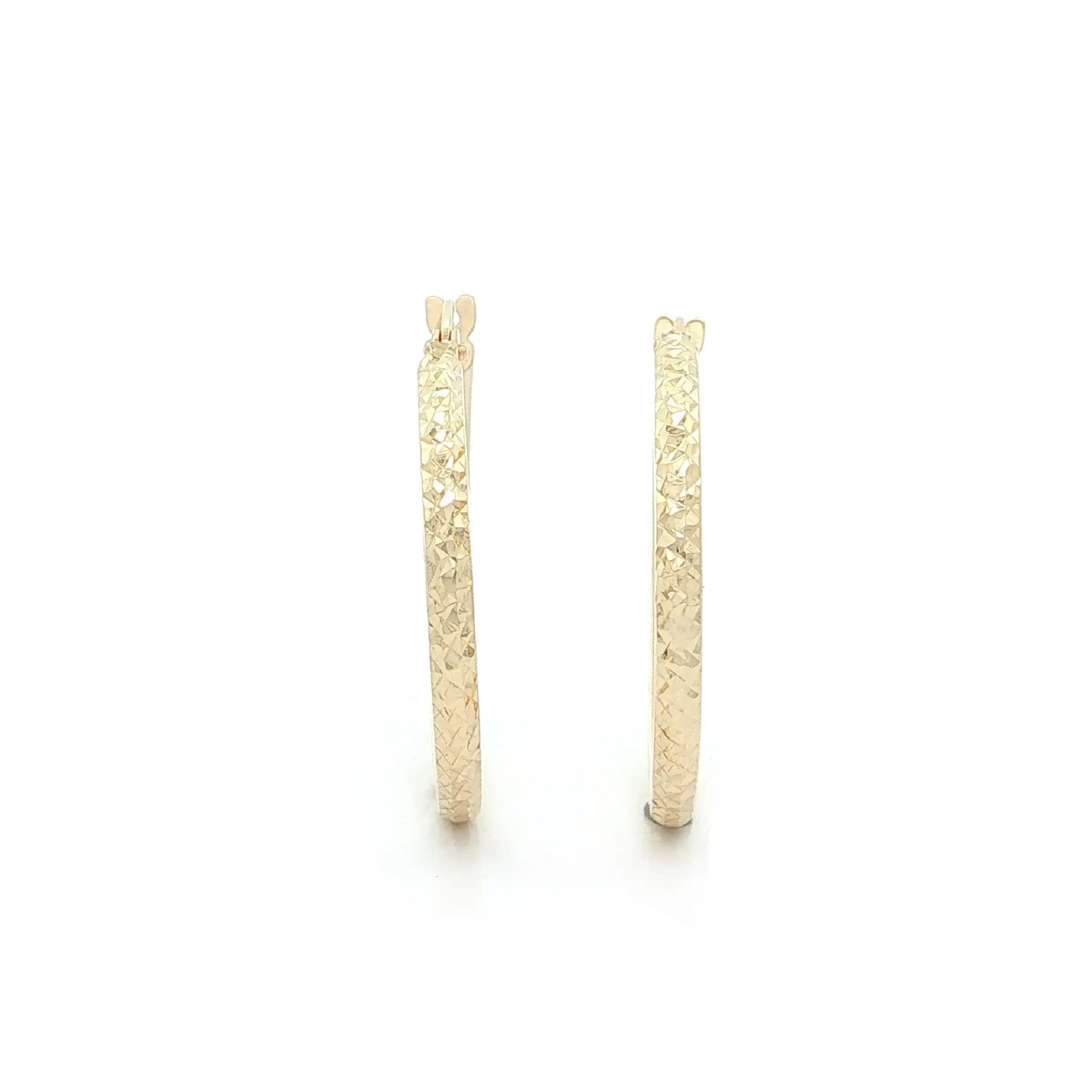 Creolen Gelbgold diamantiert