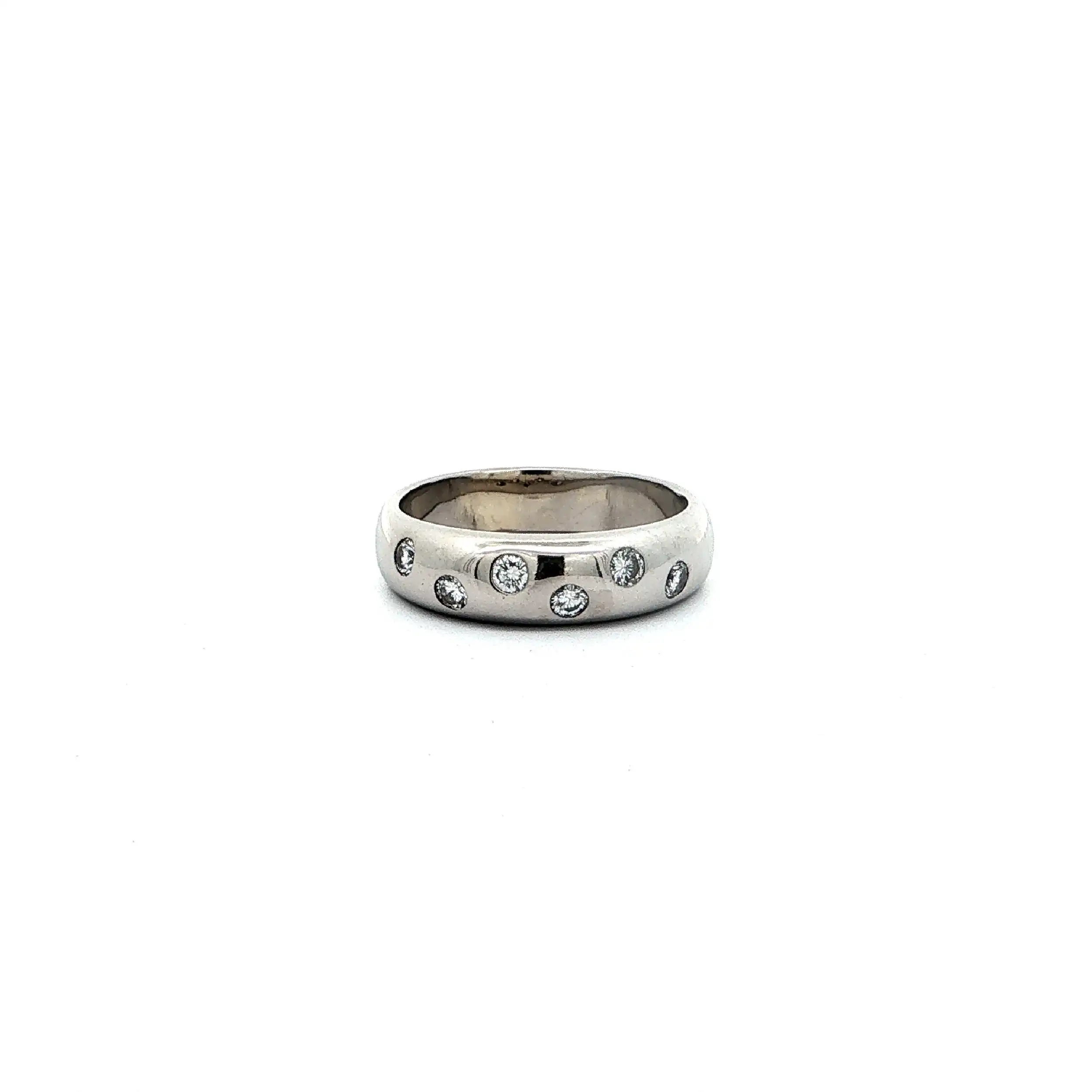 Ring Weißgold mit Brillanten Ring Weißgold mit Brillanten