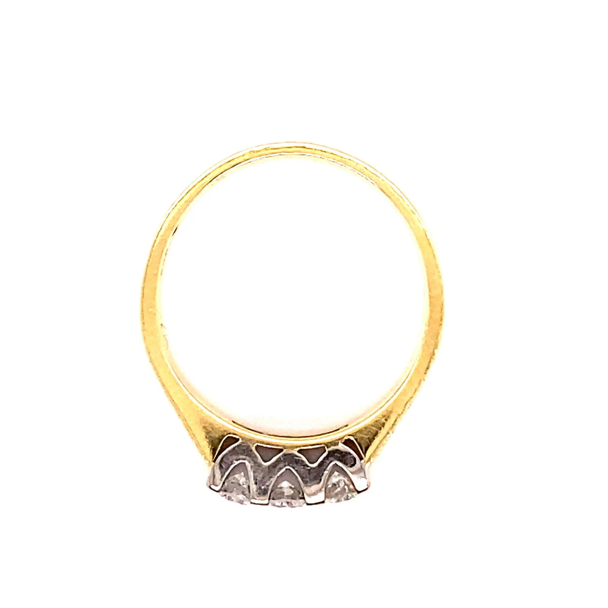 Ring mit Brillanten, graviert mit 0,42ct Ring mit Brillanten, graviert mit 0,42ct