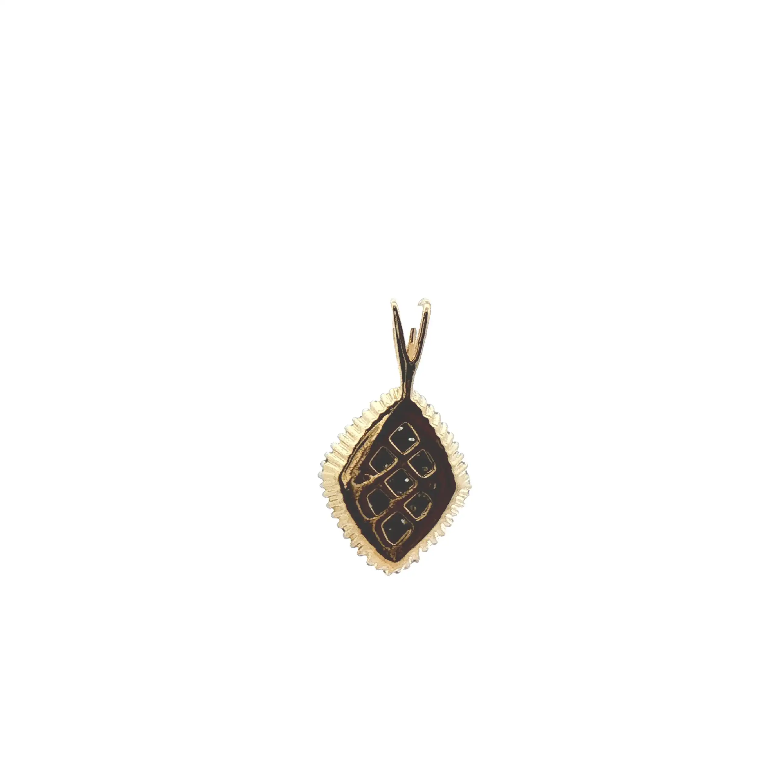 Anhänger Gelbgold mit Brillanten und Baguette Diamanten
