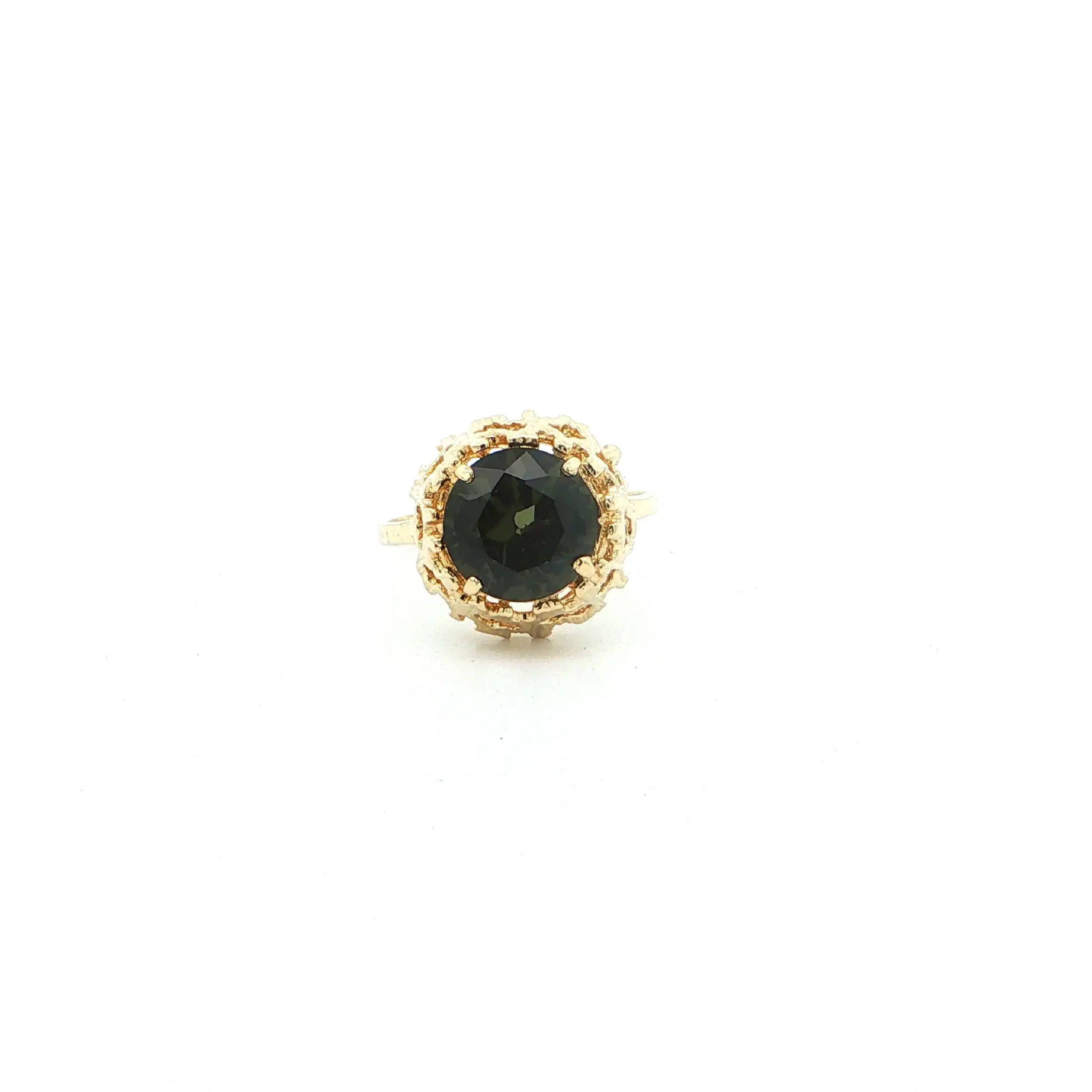Ring Gelbgold mit Grossular Ring Gelbgold mit Grossular