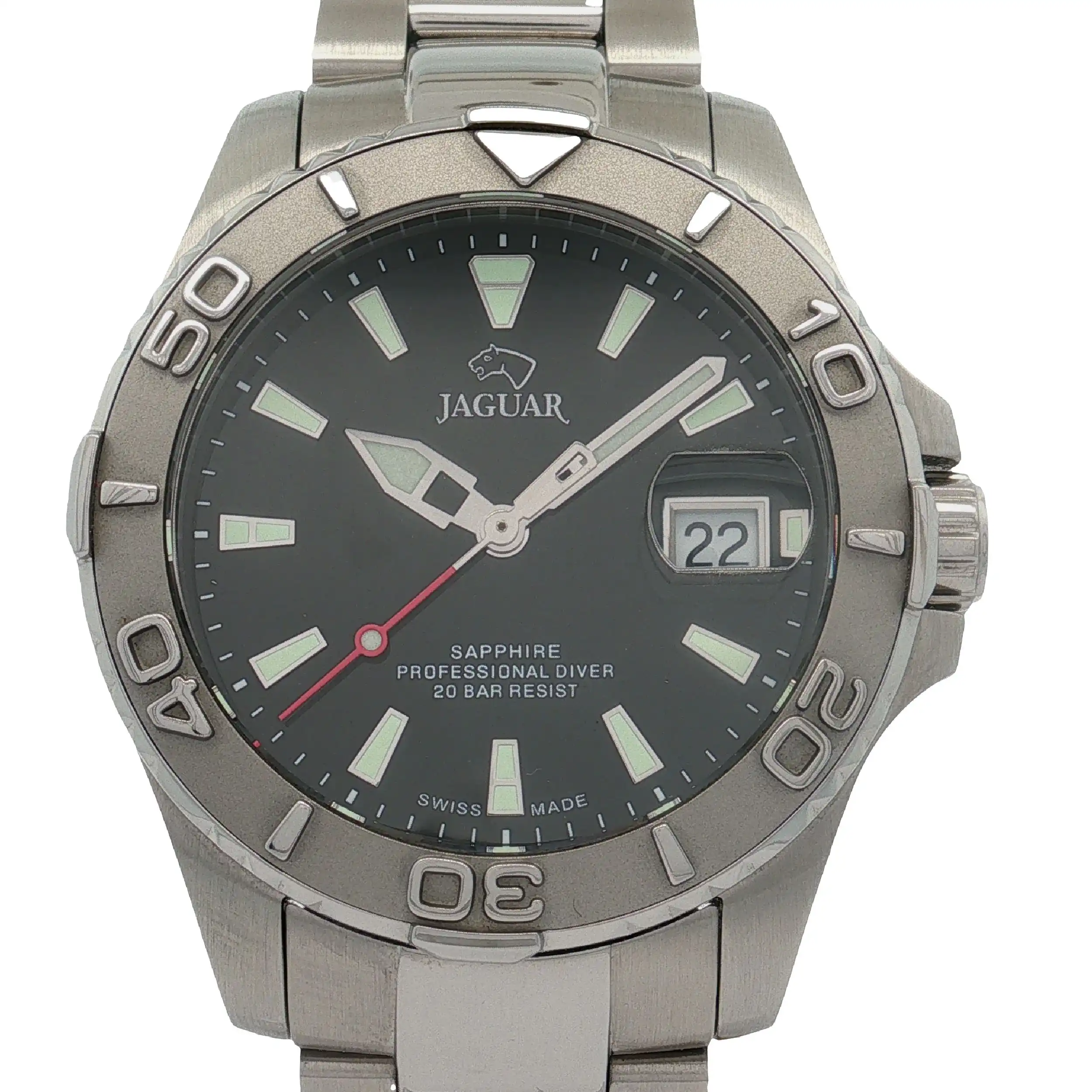 Herrenuhr Jaguar im Fullset mit 2 Bänder J969 Quarz