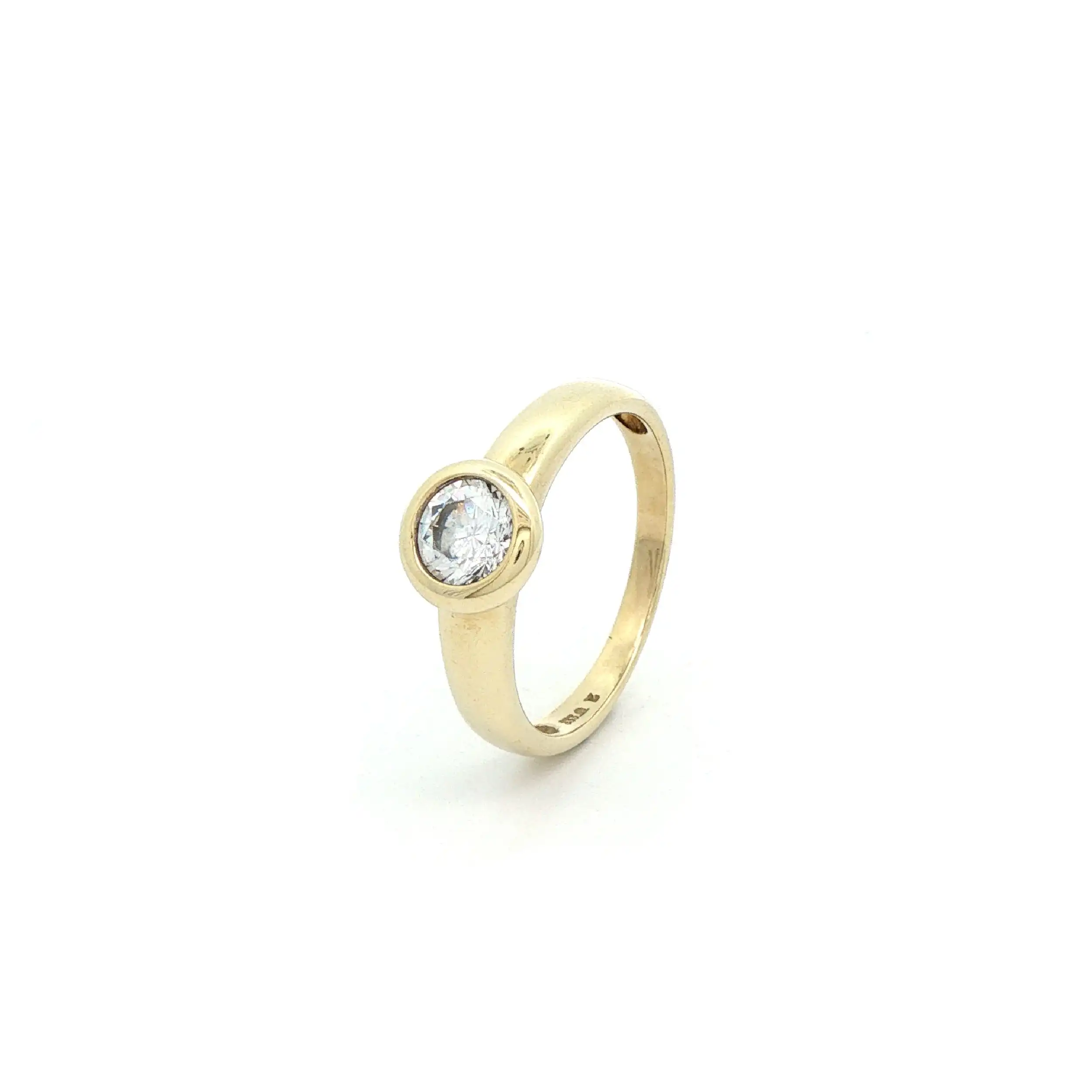 Ring Gelbgold mit Zirkonia Ring Gelbgold mit Zirkonia