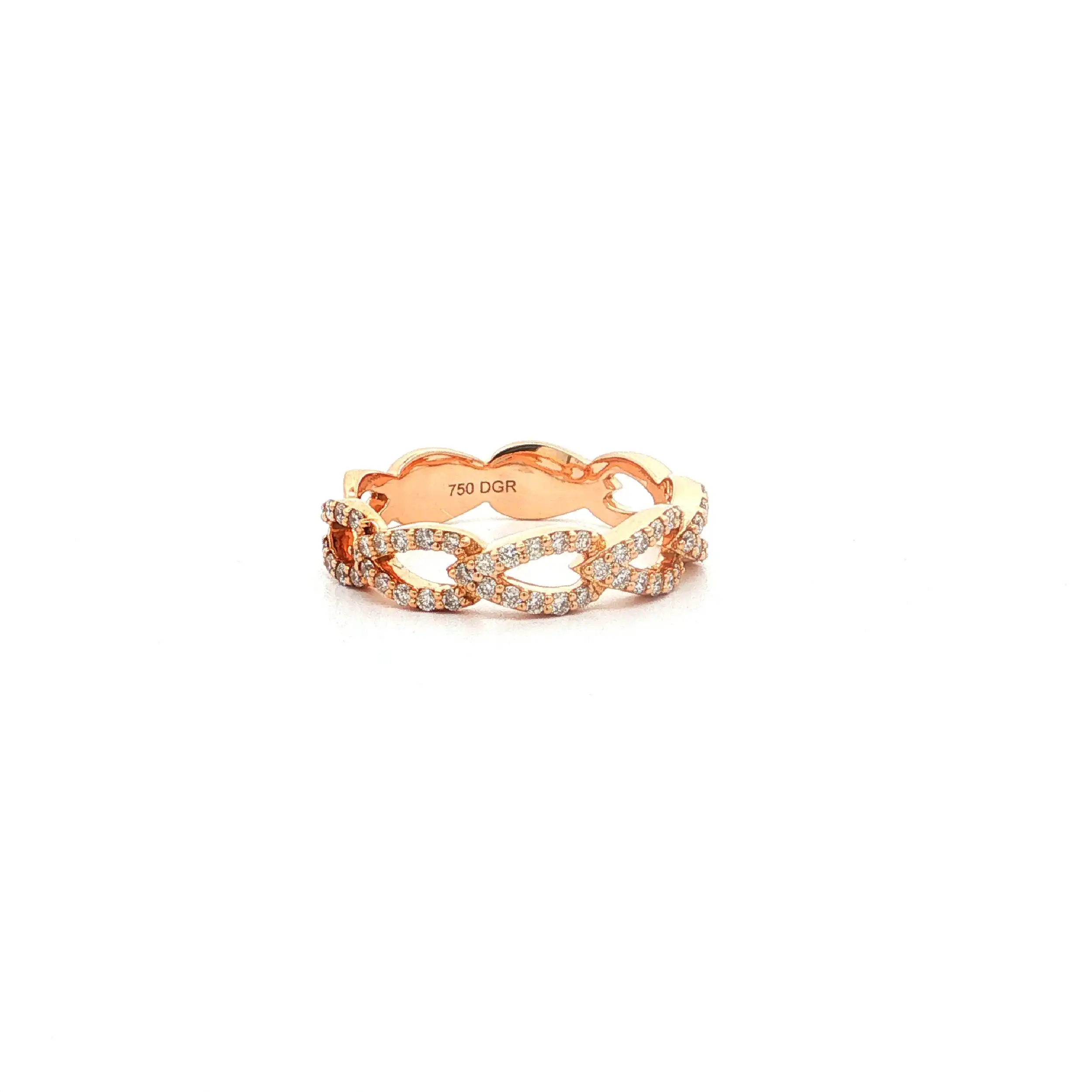 Ring Roségold mit Brillanten 0,33ct. TW/VSI