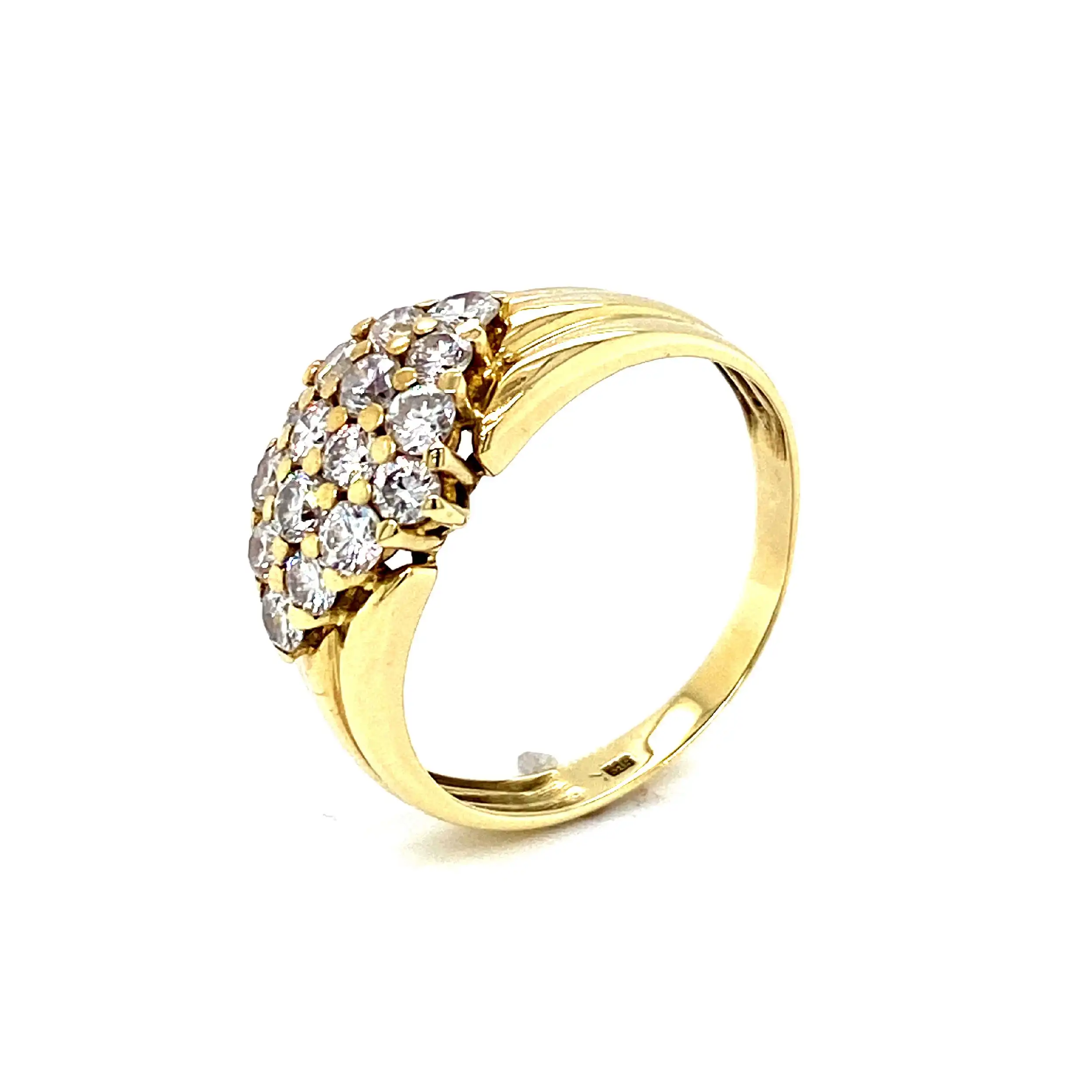 Ring Gelbgold mit Brillanten Ring Gelbgold mit Brillanten