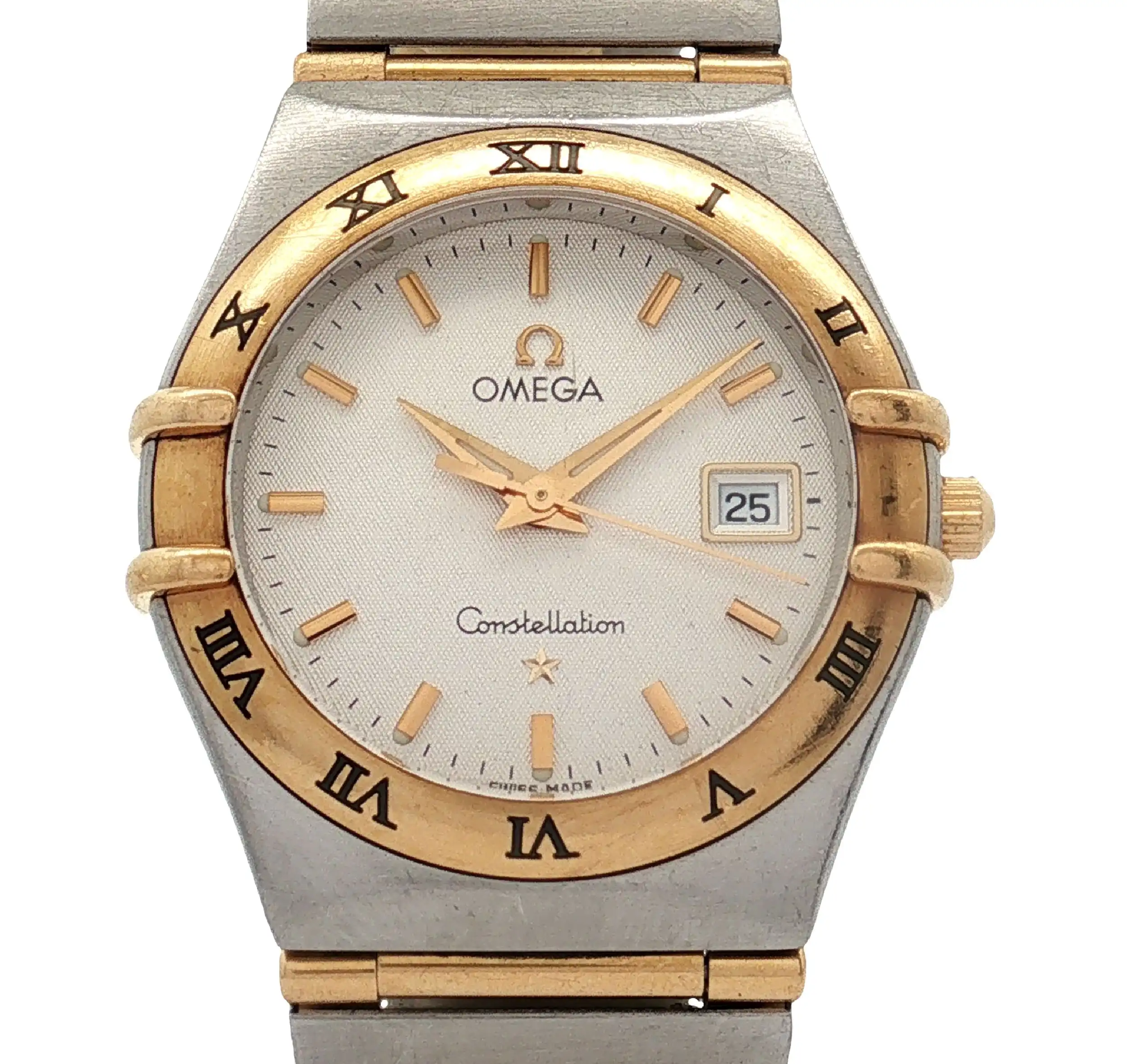 Damenuhr Omega Constellation Quarz Stahl/Gold Damenuhr Omega Constellation Quarz Stahl/Gold