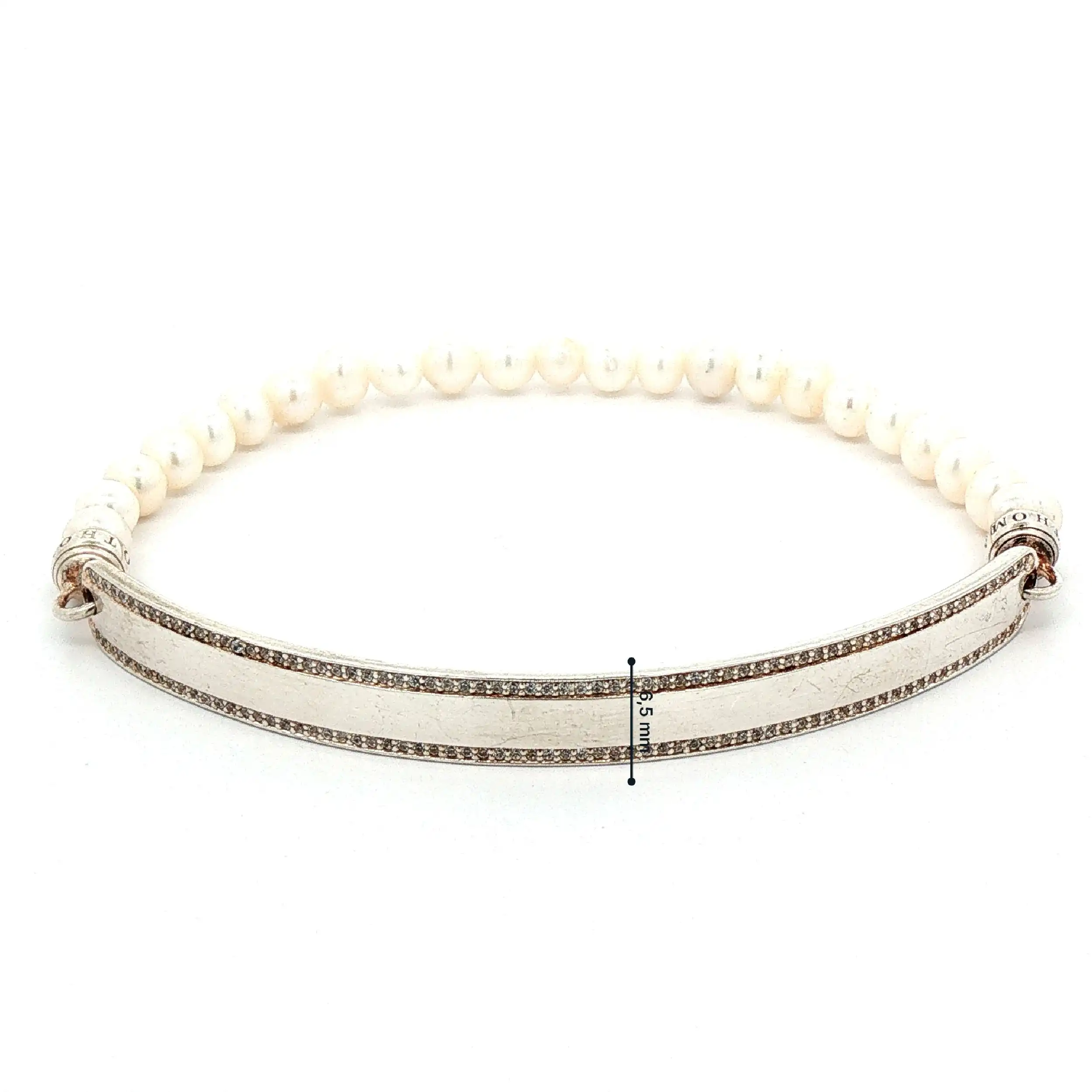 Armband Silber mit Süßwasserperlen Armband Silber mit Süßwasserperlen