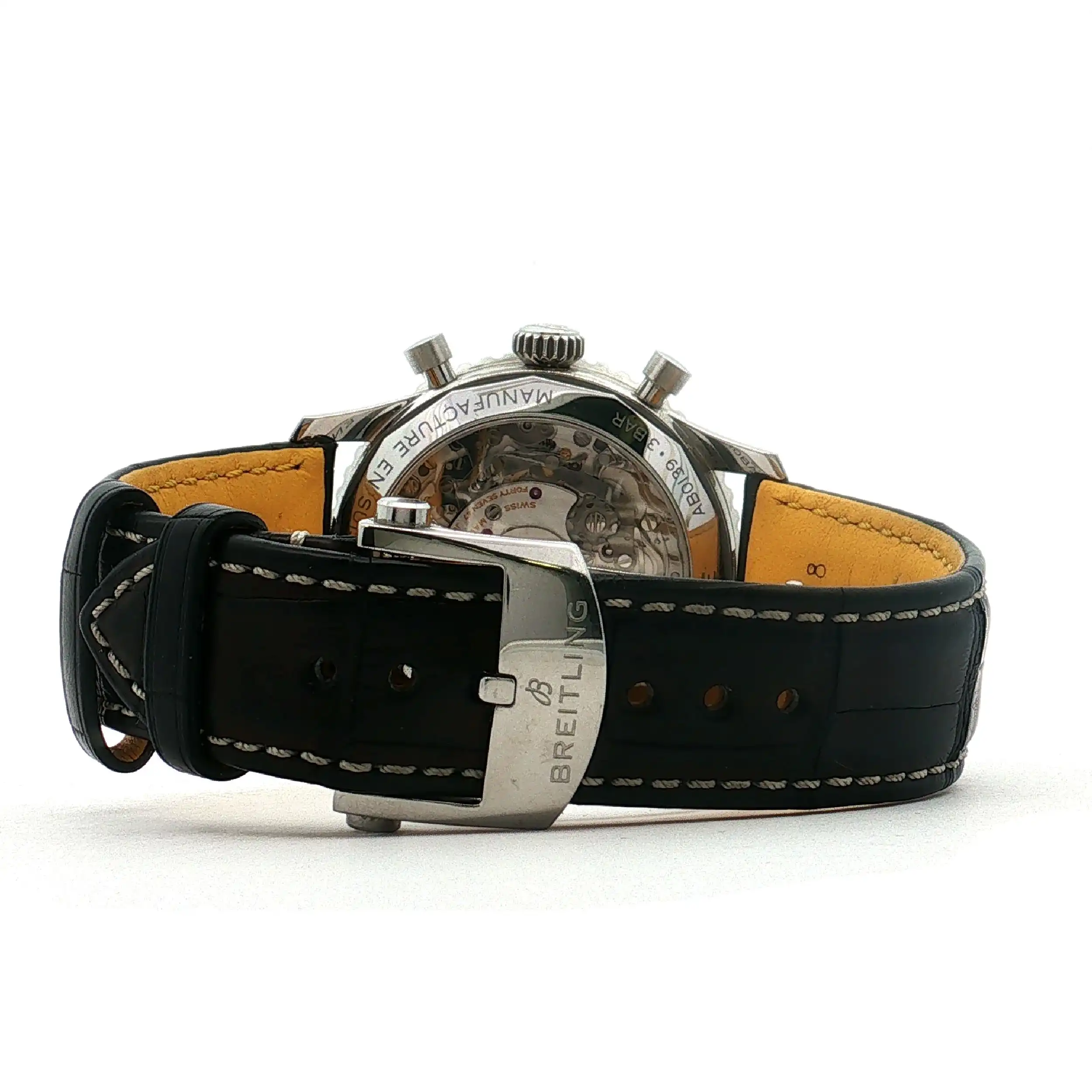 Herrenuhr Breitling Navitimer AB0139 mit Box und Edelstahlarmband