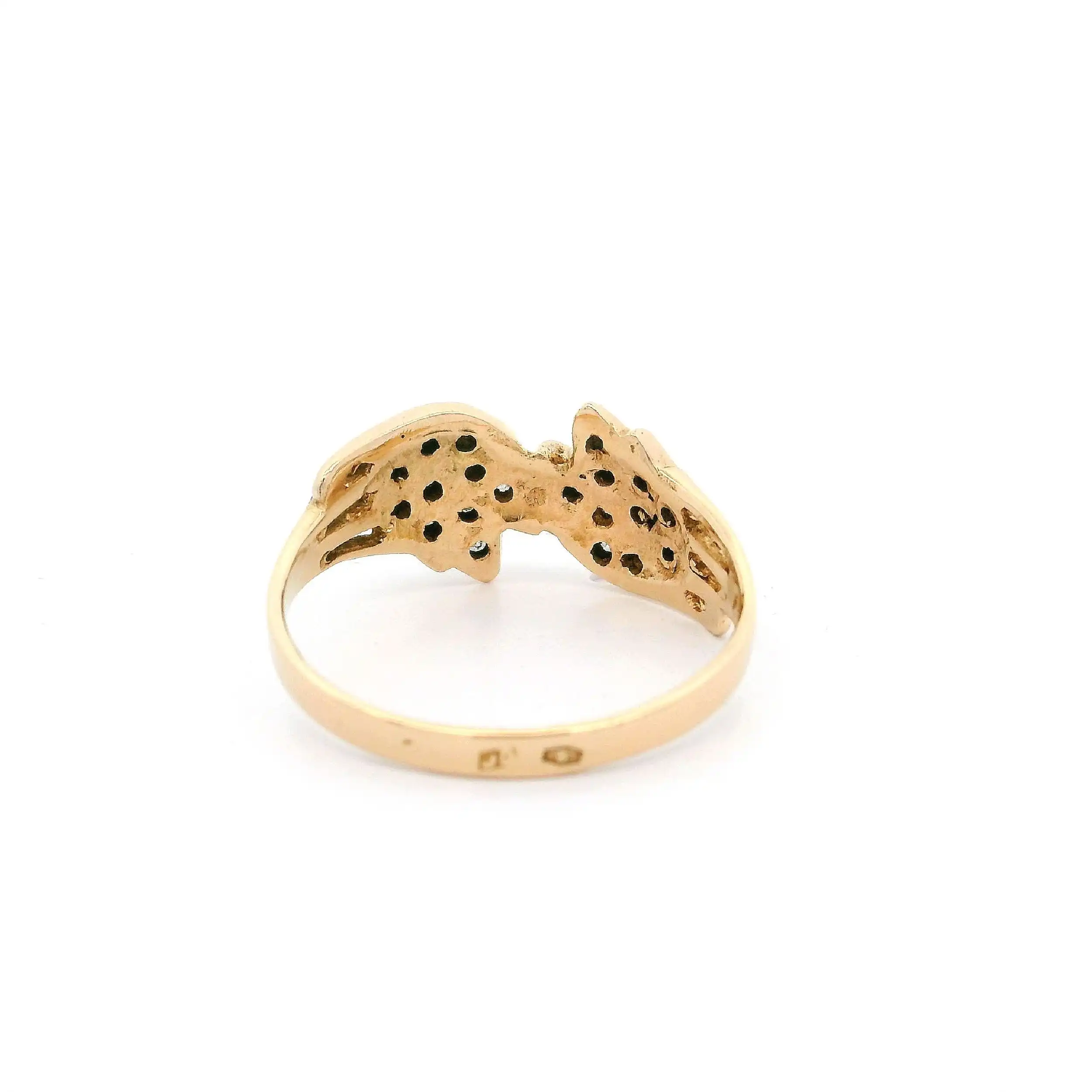 Ring Gelbgold mit Zirkonia Ring Gelbgold mit Zirkonia