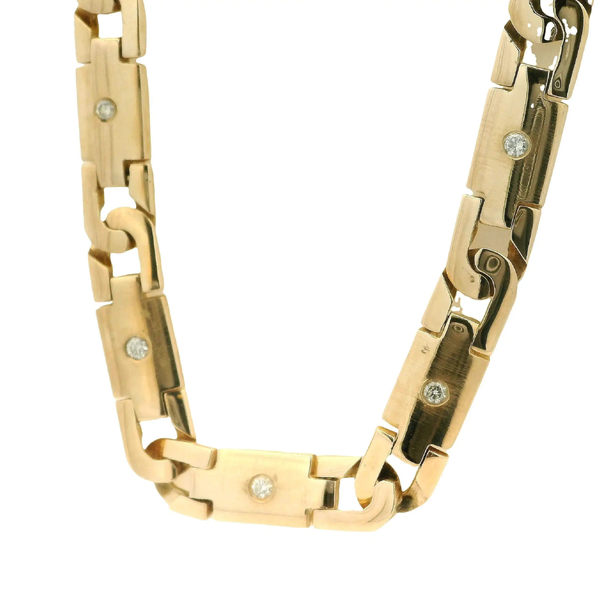 Kette Gelbgold mit Brillanten Kette Gelbgold mit Brillanten