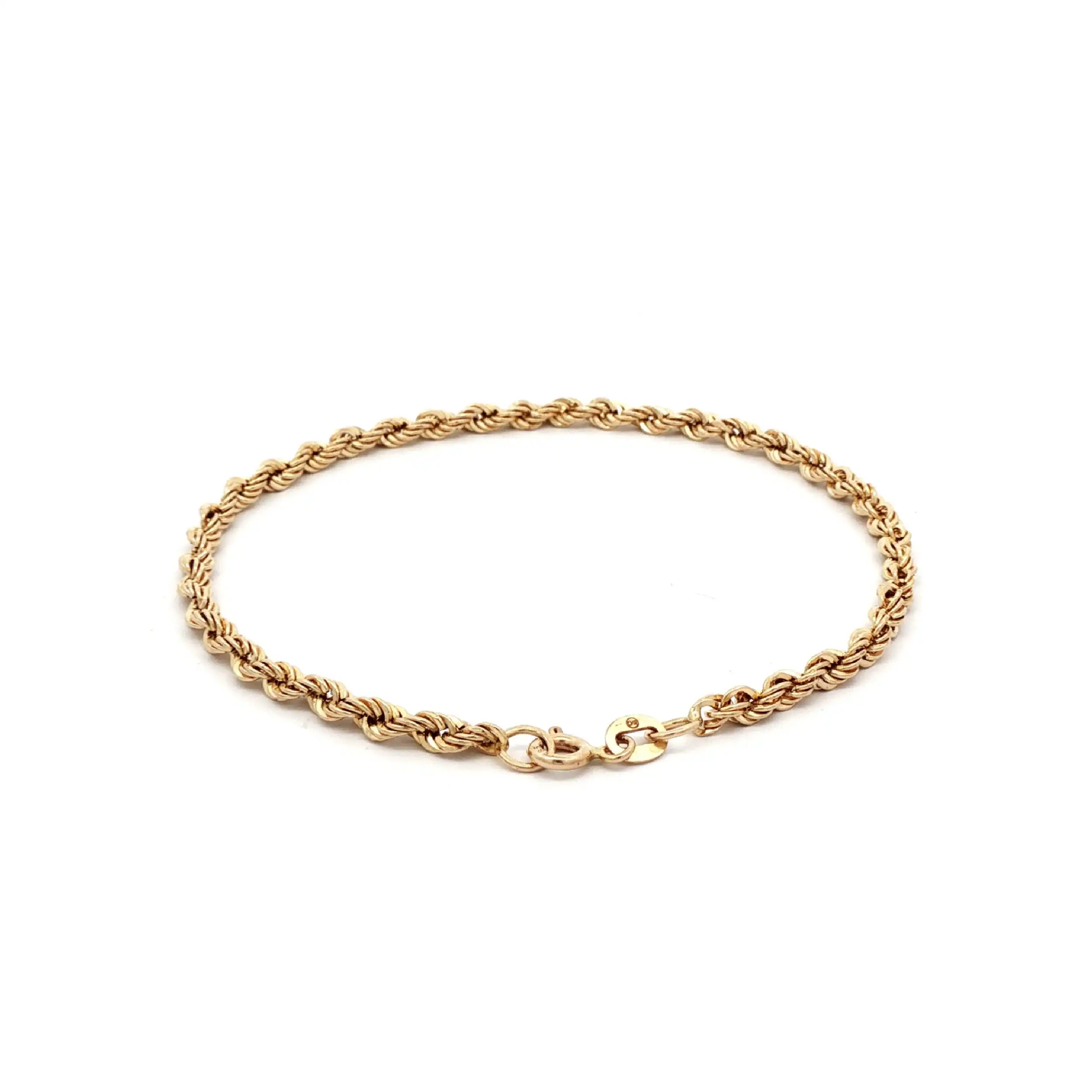 Kordelarmband Gelbgold