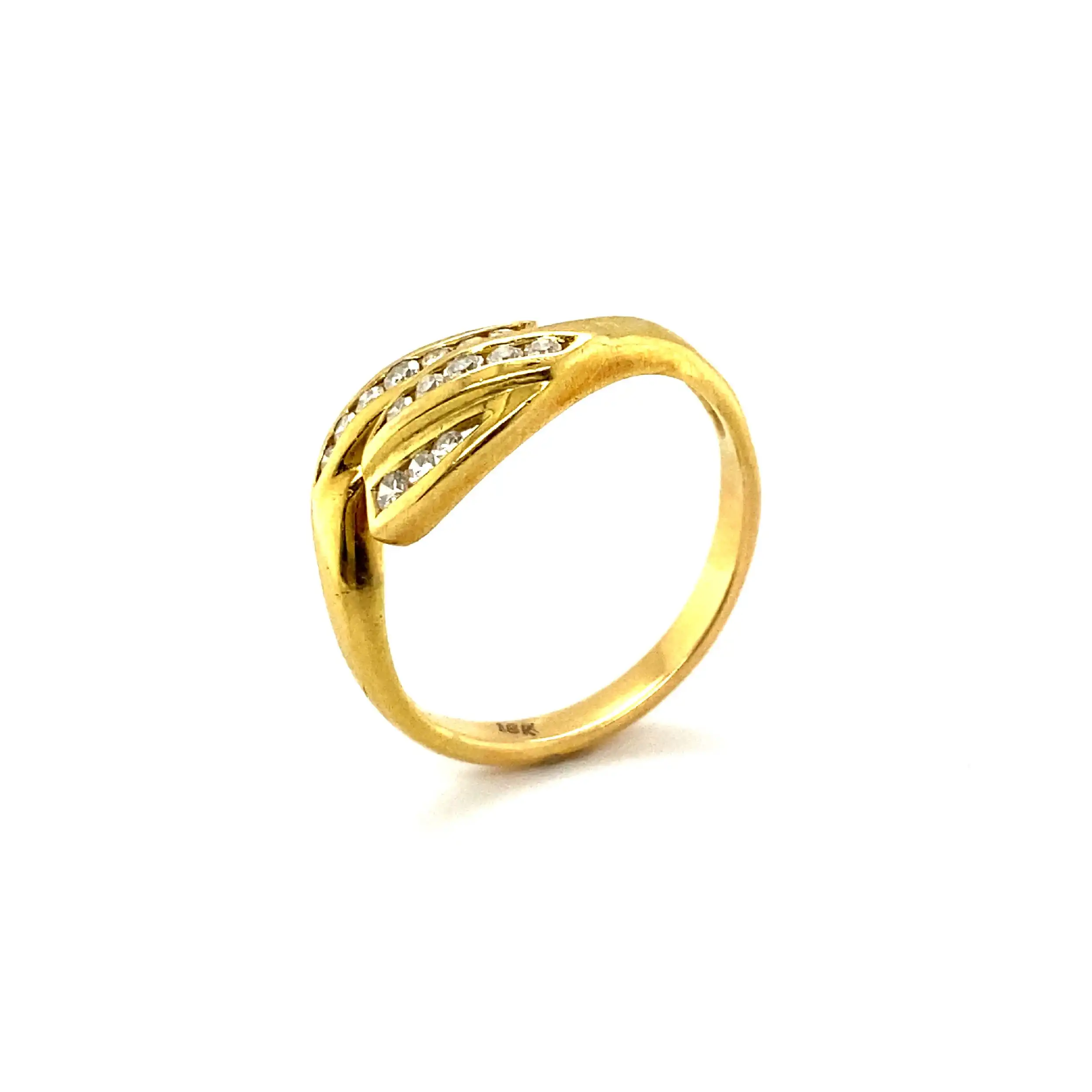 Ring Gelbgold mit Diamanten Ring Gelbgold mit Diamanten