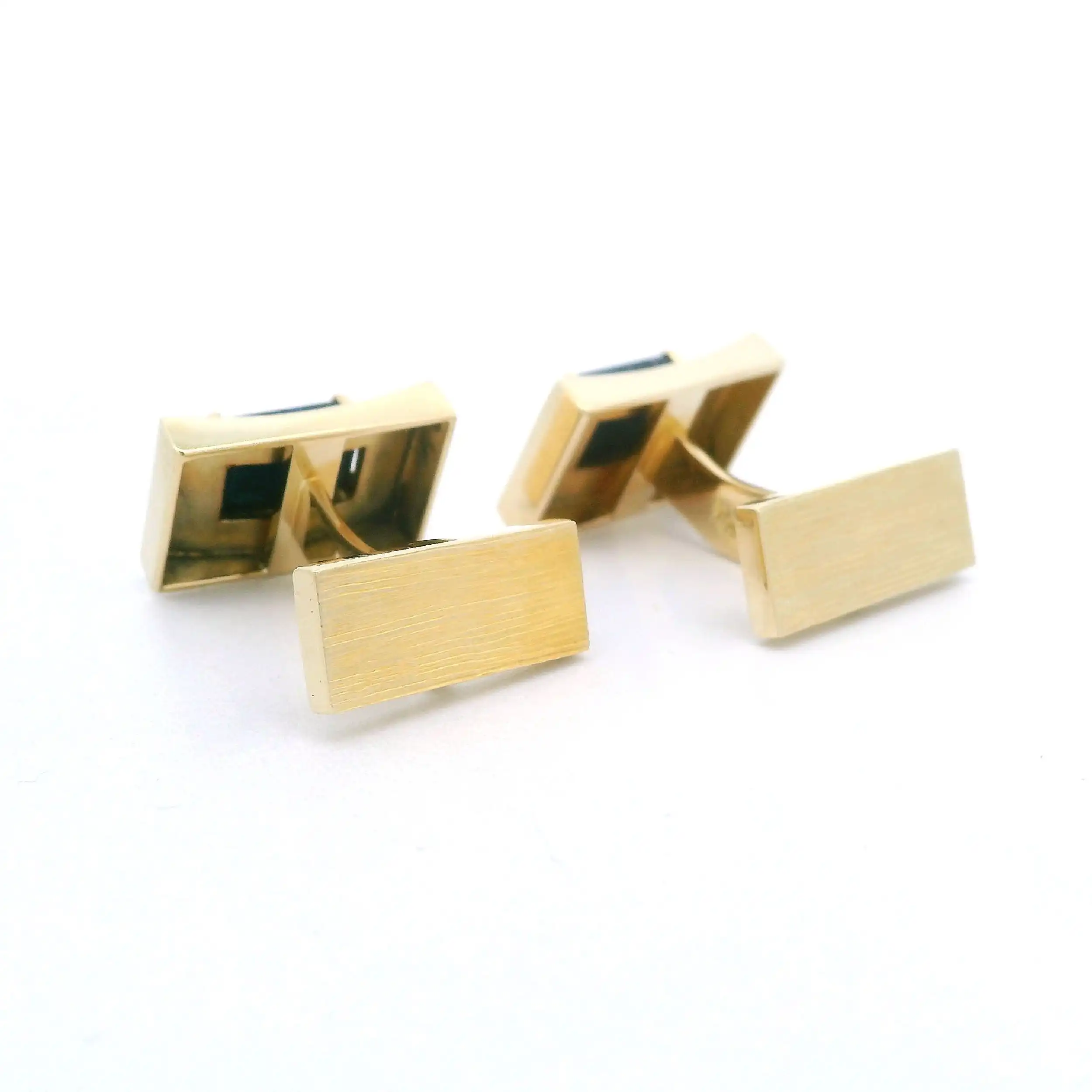 Manchettenknöpfe Gelbgold mit Lapislazuli Manchettenknöpfe Gelbgold mit Lapislazuli