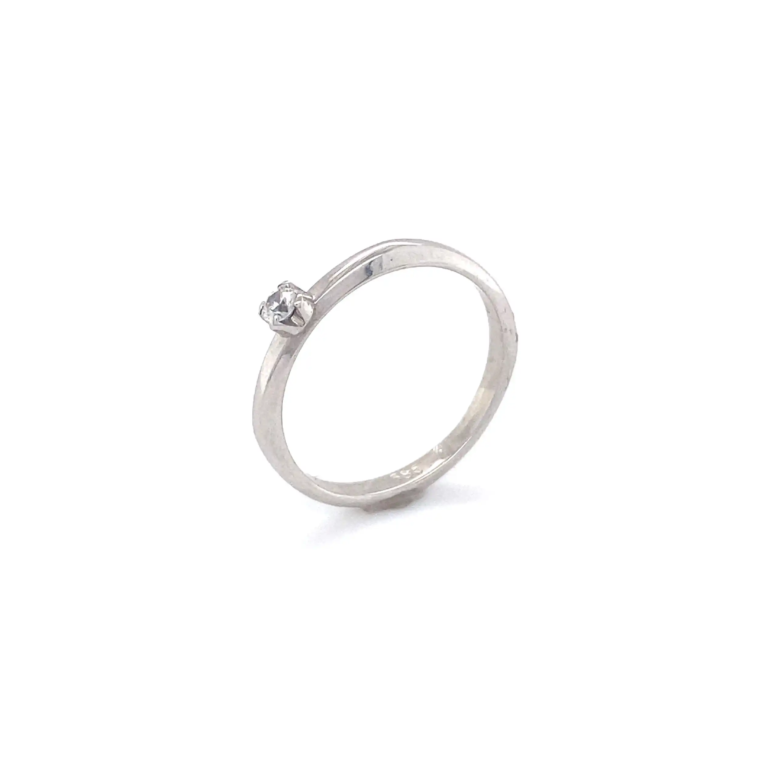 Ring Weißgold mit Brillant