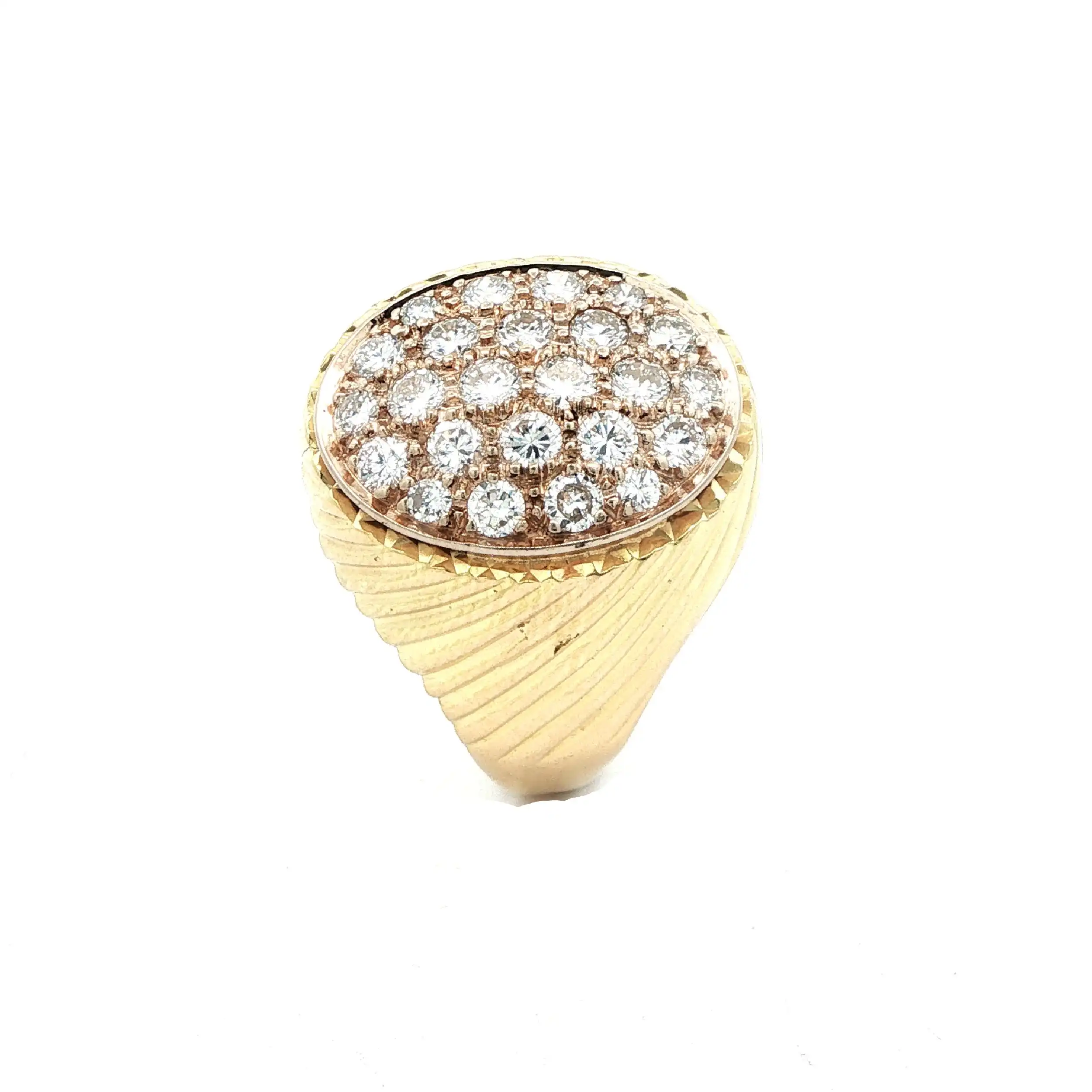 Ring Gelbgold mit Brillanten Ring Gelbgold mit Brillanten