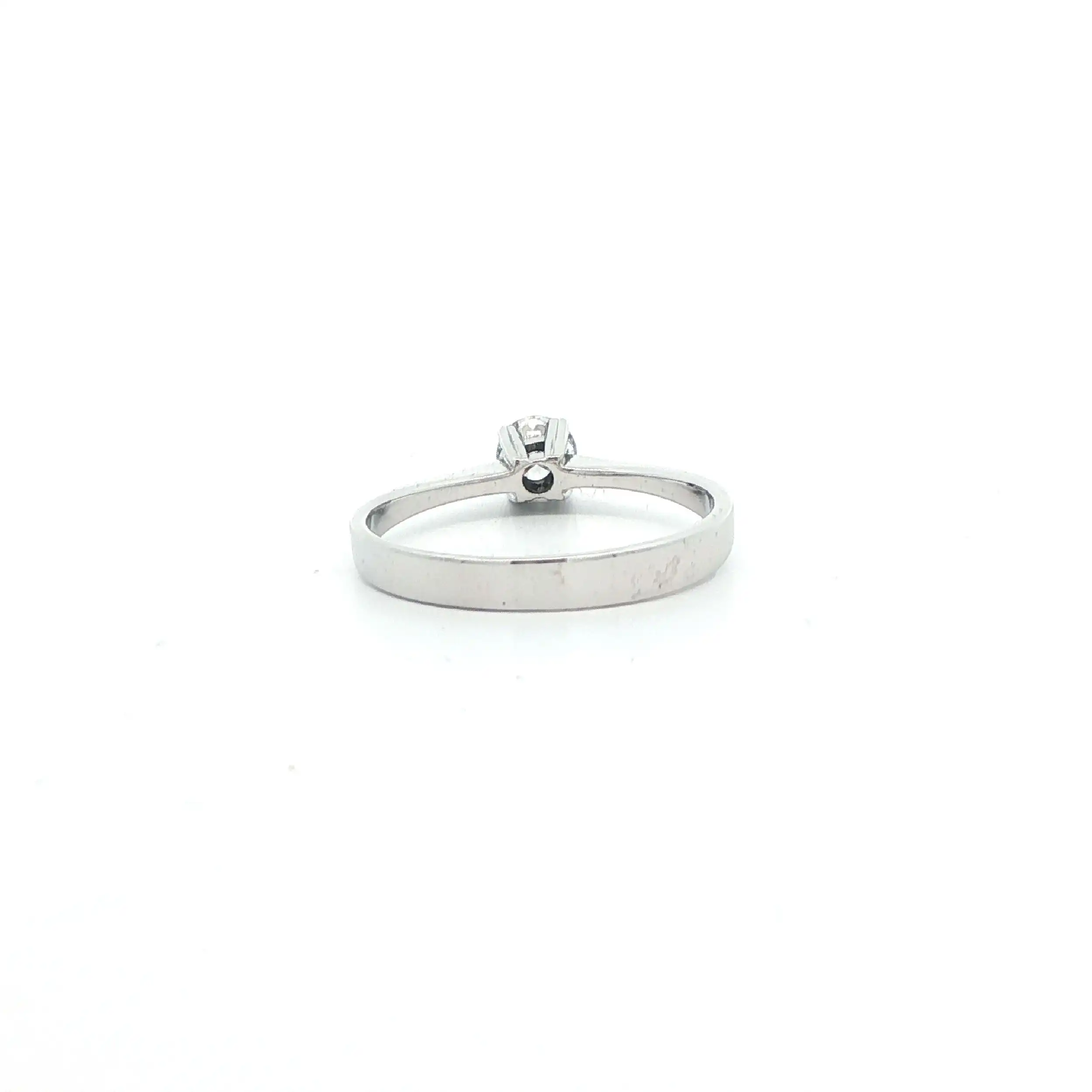 Ring Weißgold mit Brillant Solitär