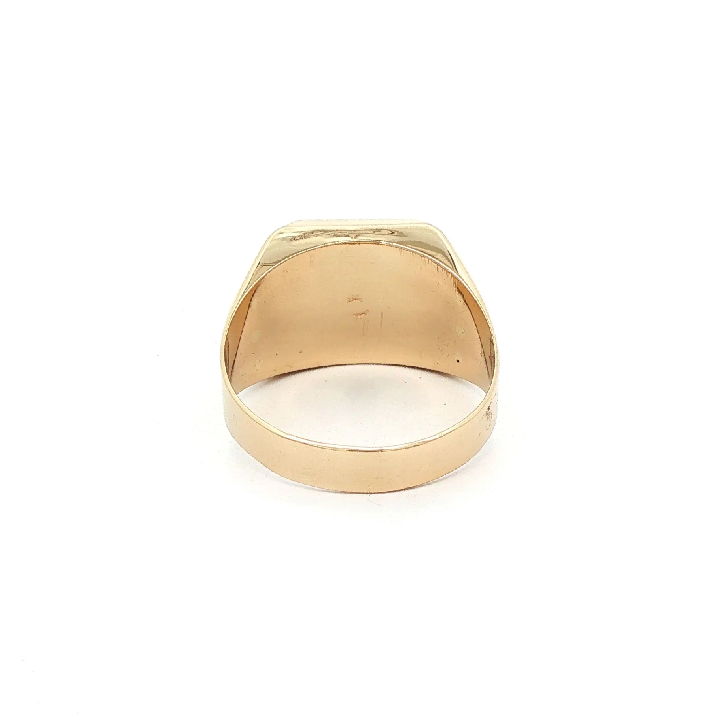 Ring Gelbgold mit schwarzem Element Ring Gelbgold mit schwarzem Element