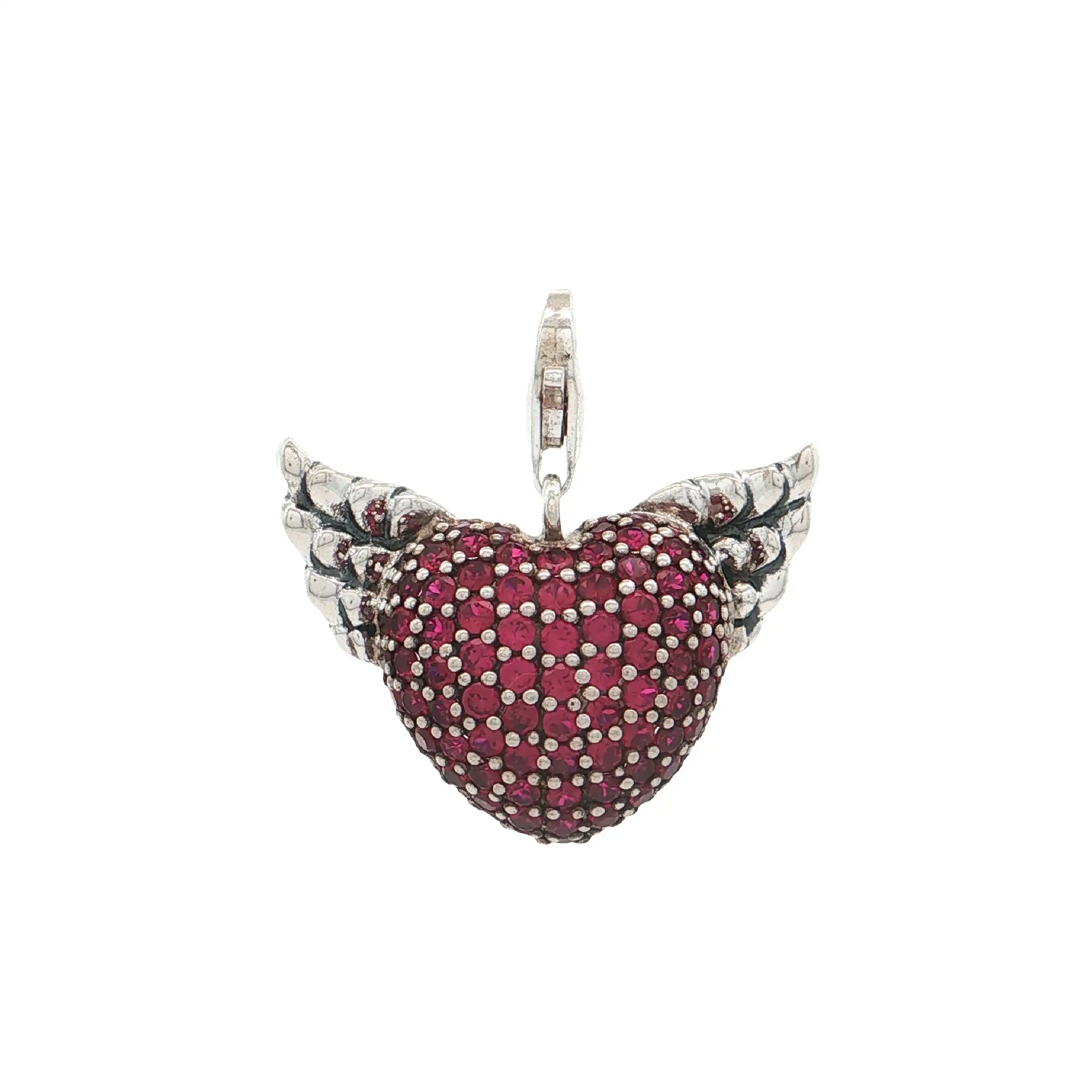 Anhänger/Charm Silber Herz mit Farbsteinen "Thomas Sabo"
